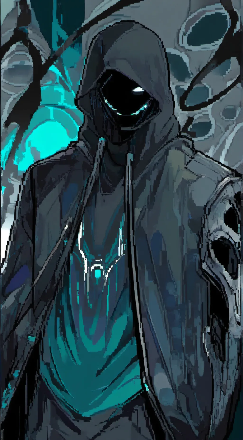 ai character: Nightmare Sans background