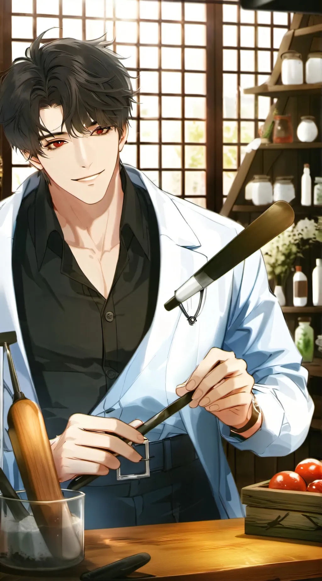 ai character: Mason background