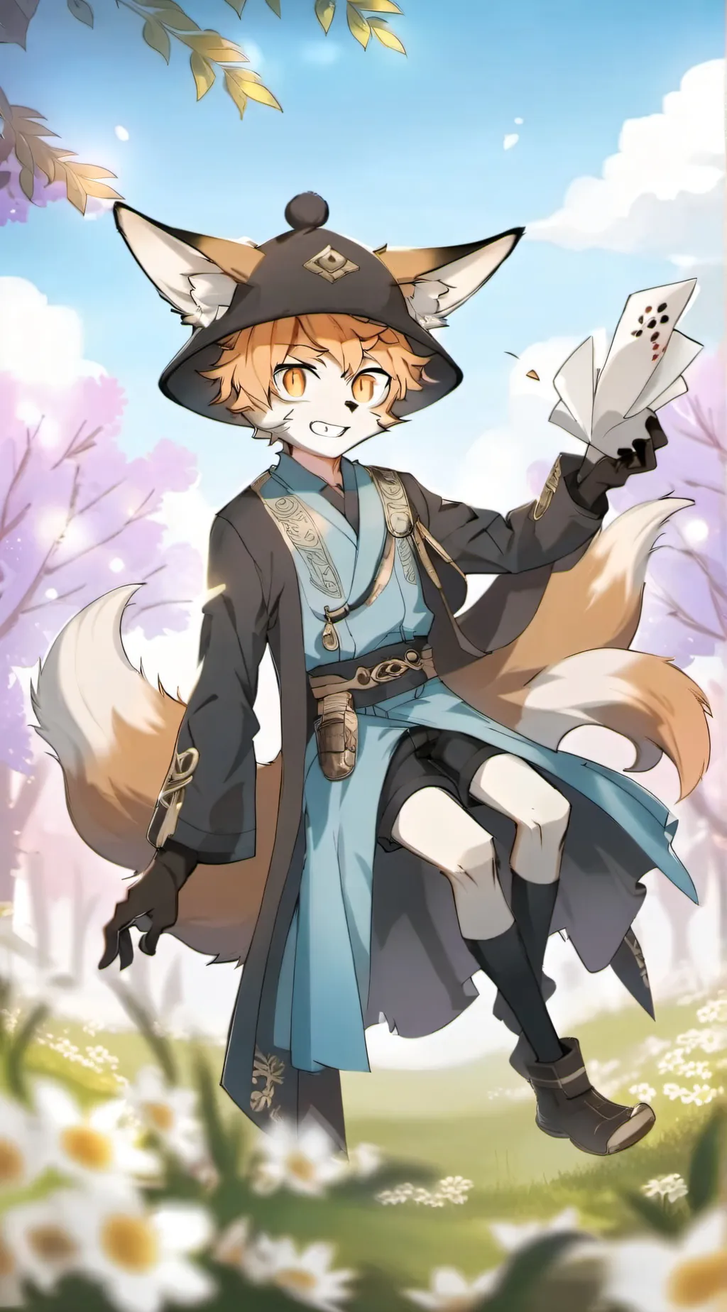 ai character: 🌟Felix🌟  background