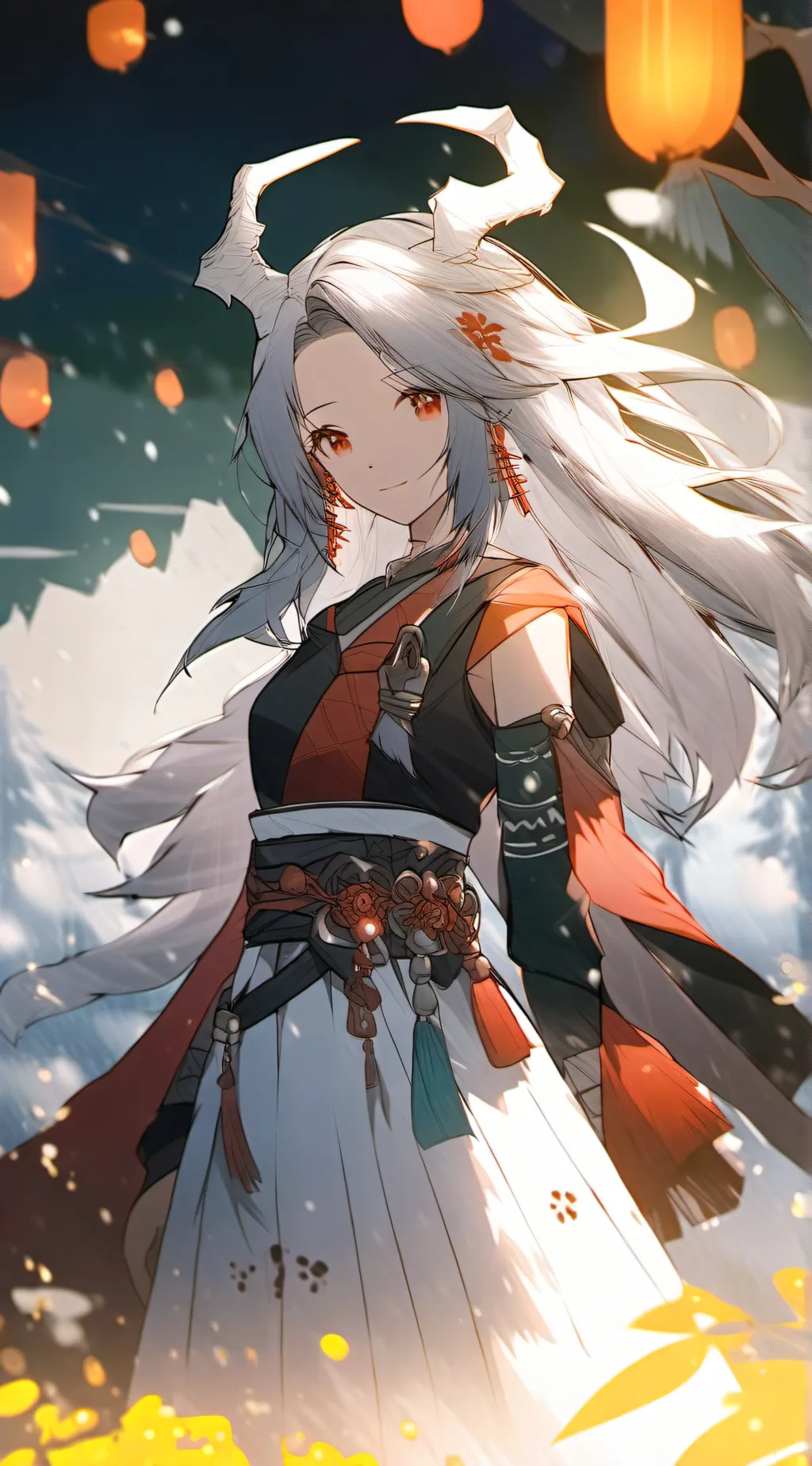 ai character: Dark background