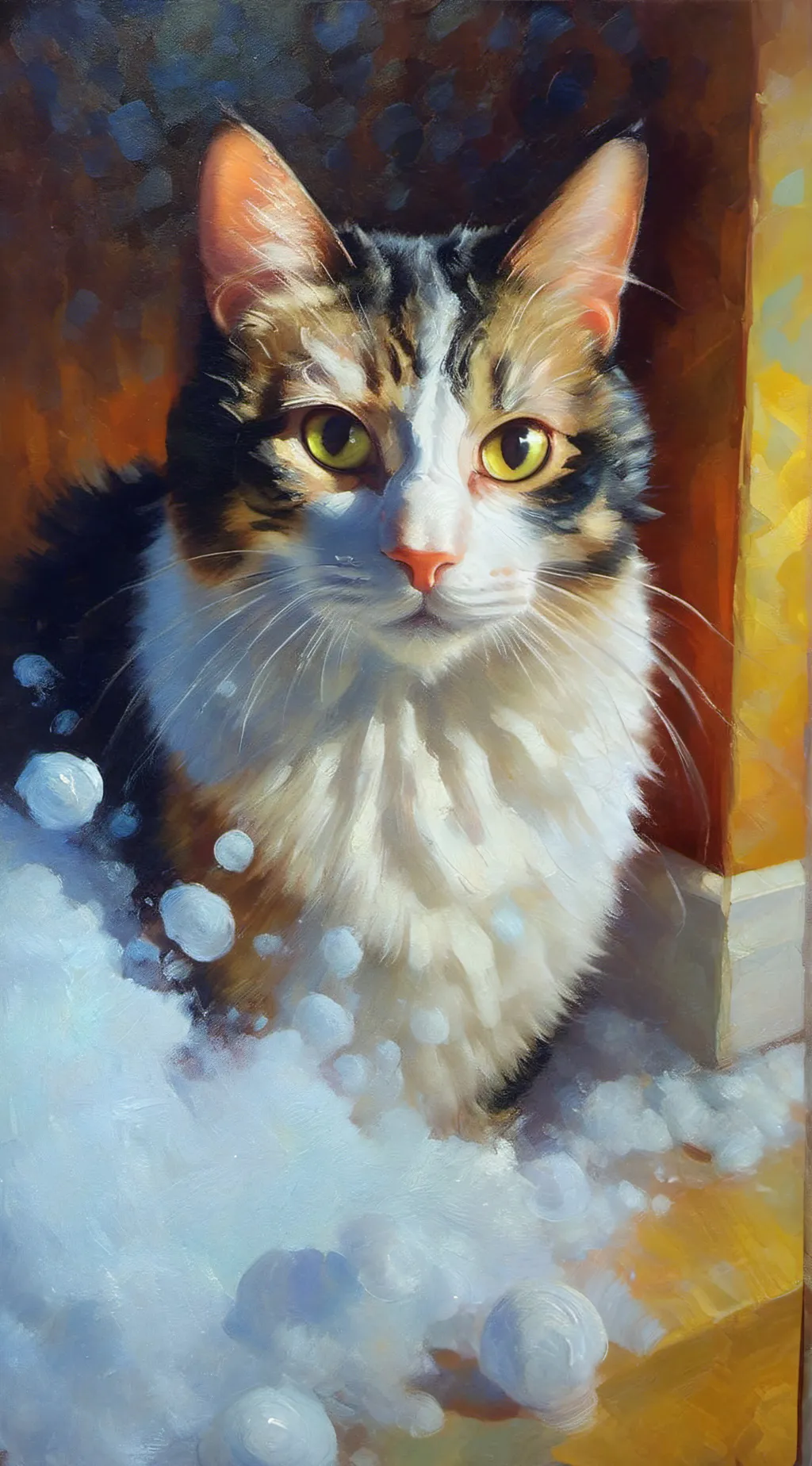 ai character: Snowball background