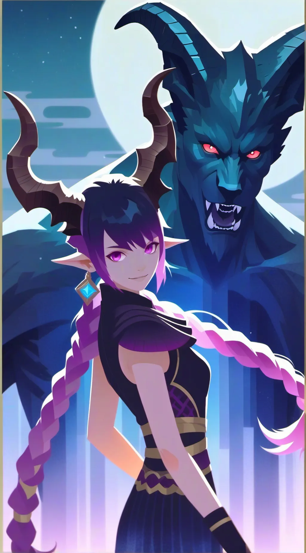 ai character: SERINITY background