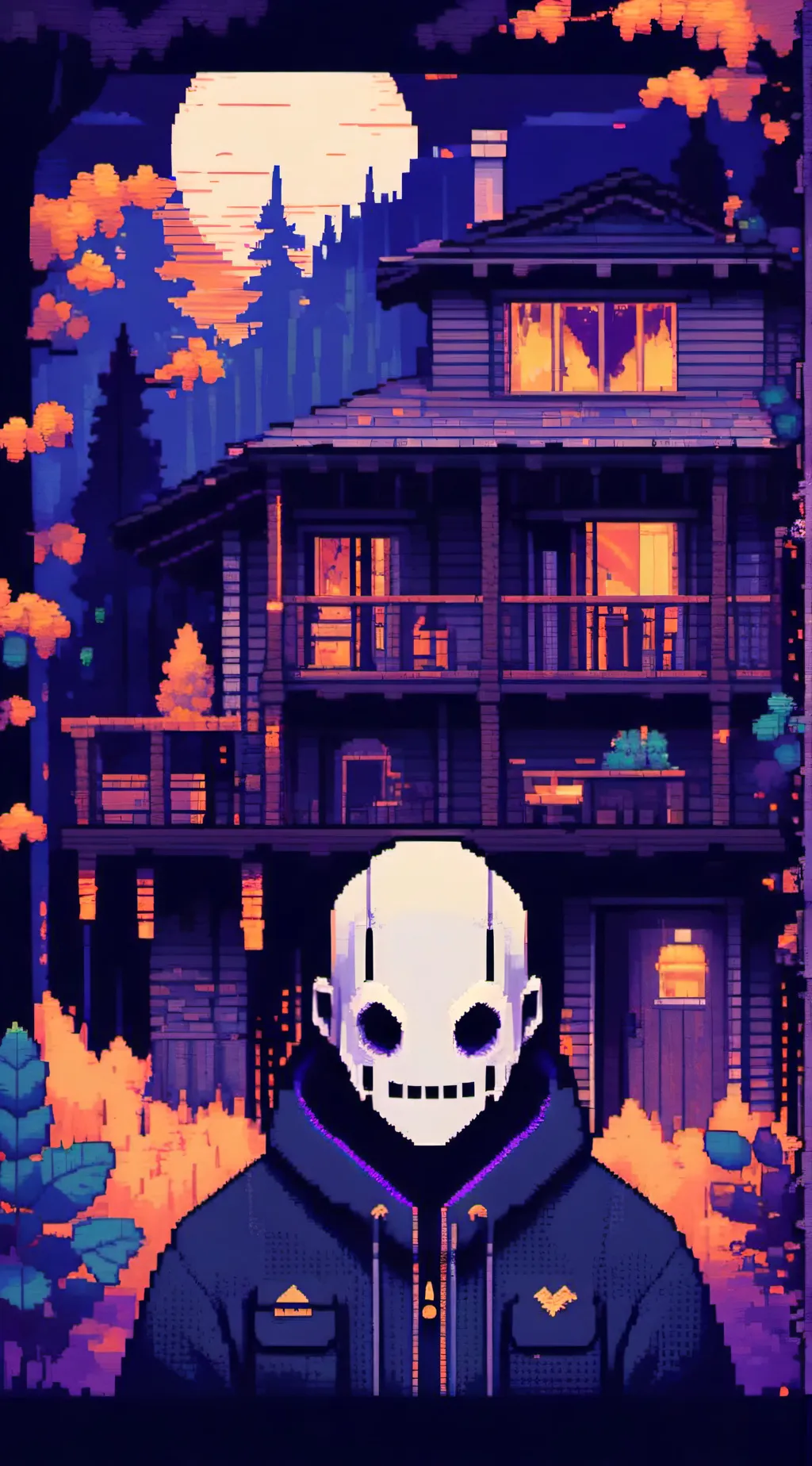 ai character: the one who waits  background