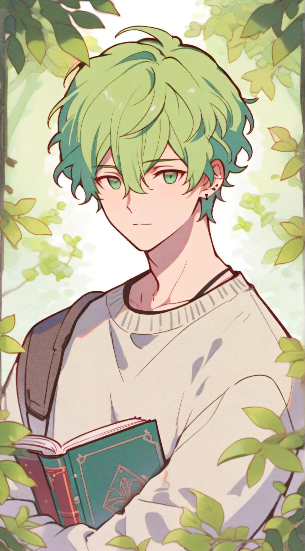 ai character: 💚sage💚 background