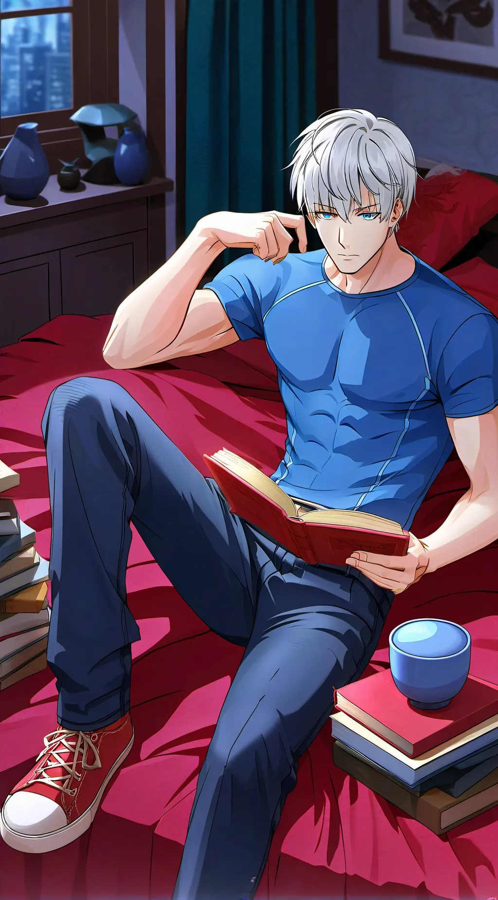 ai character: John  background