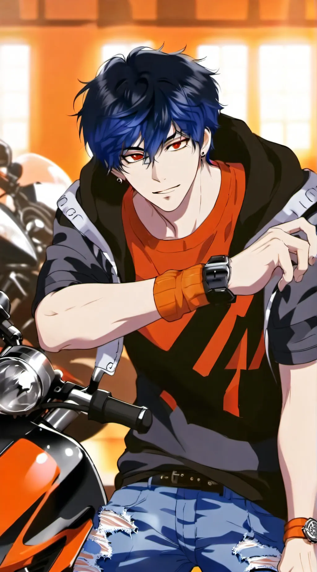 ai character: Axel background