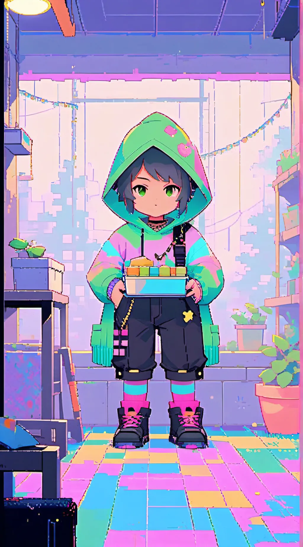 ai character: Roblox story background