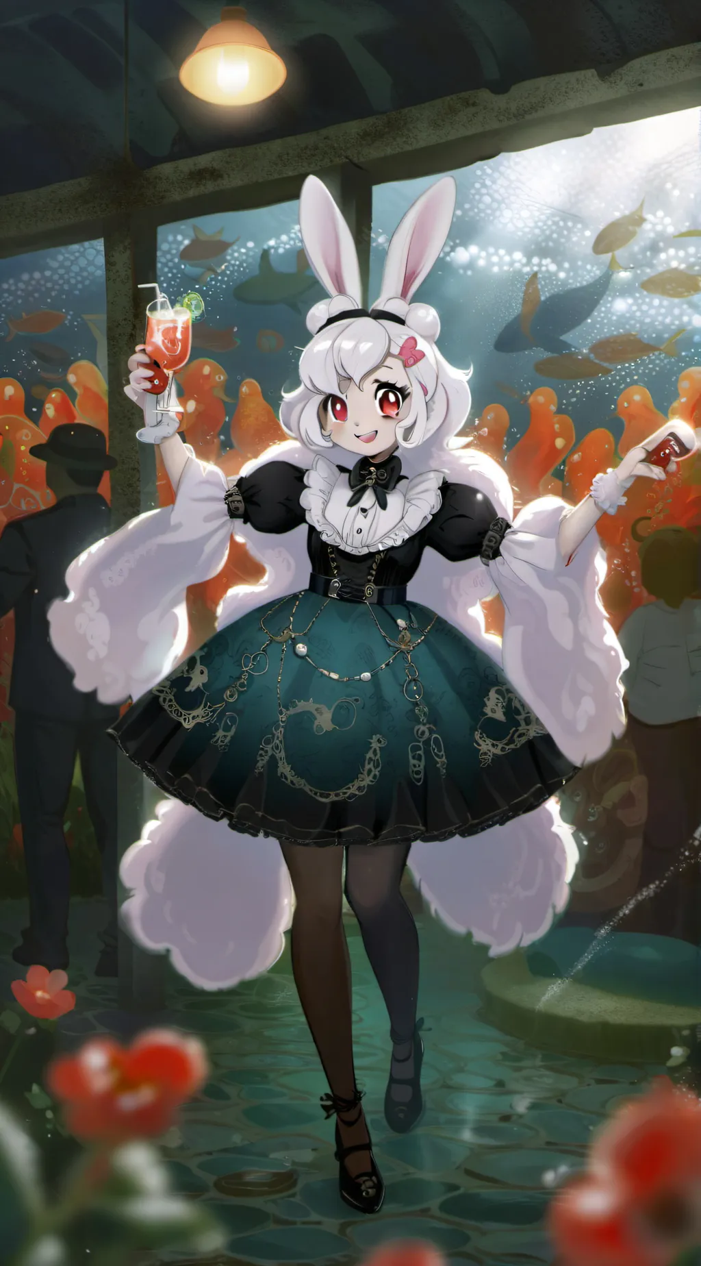 ai character: verosika bunny background