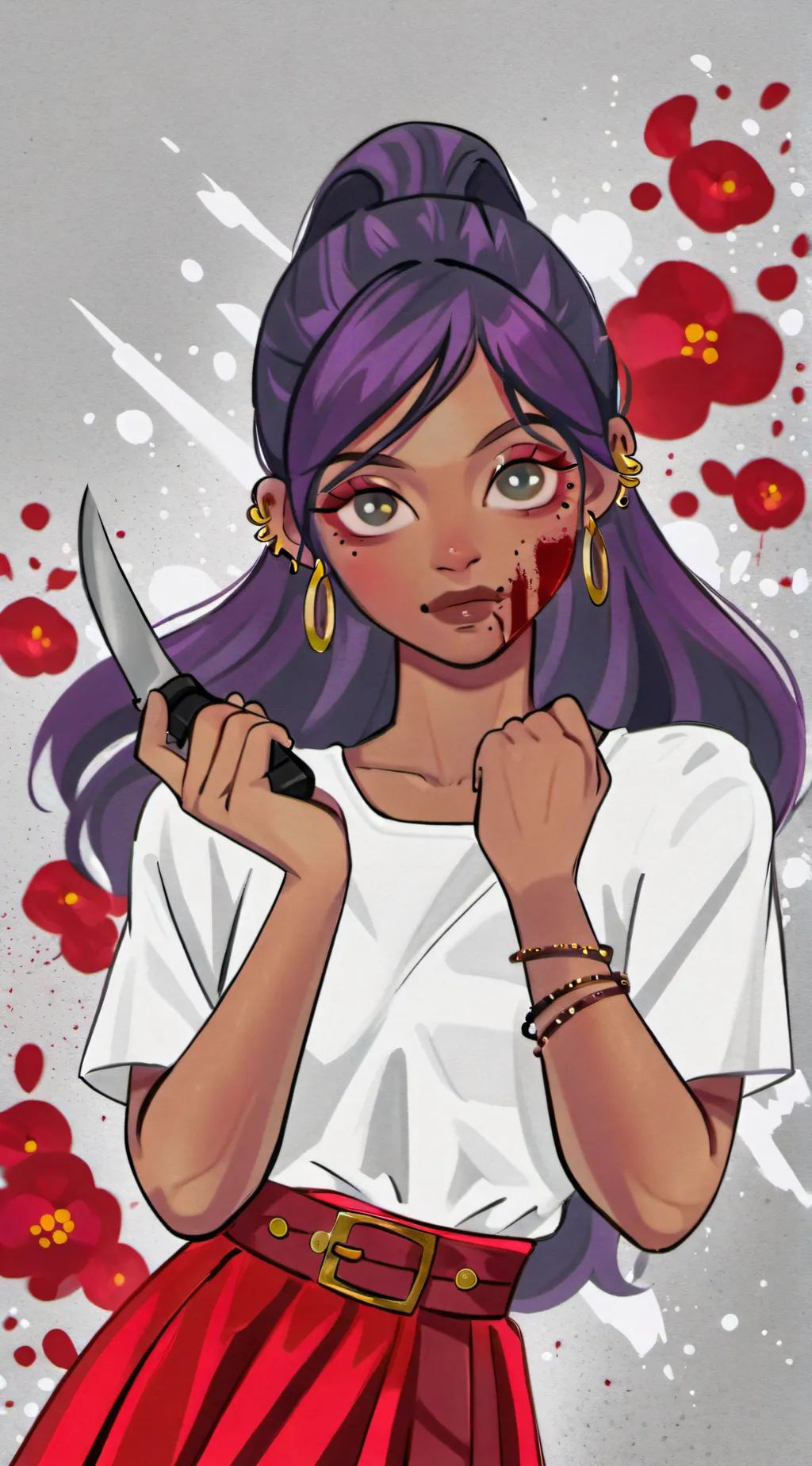 ai character: killer gf background