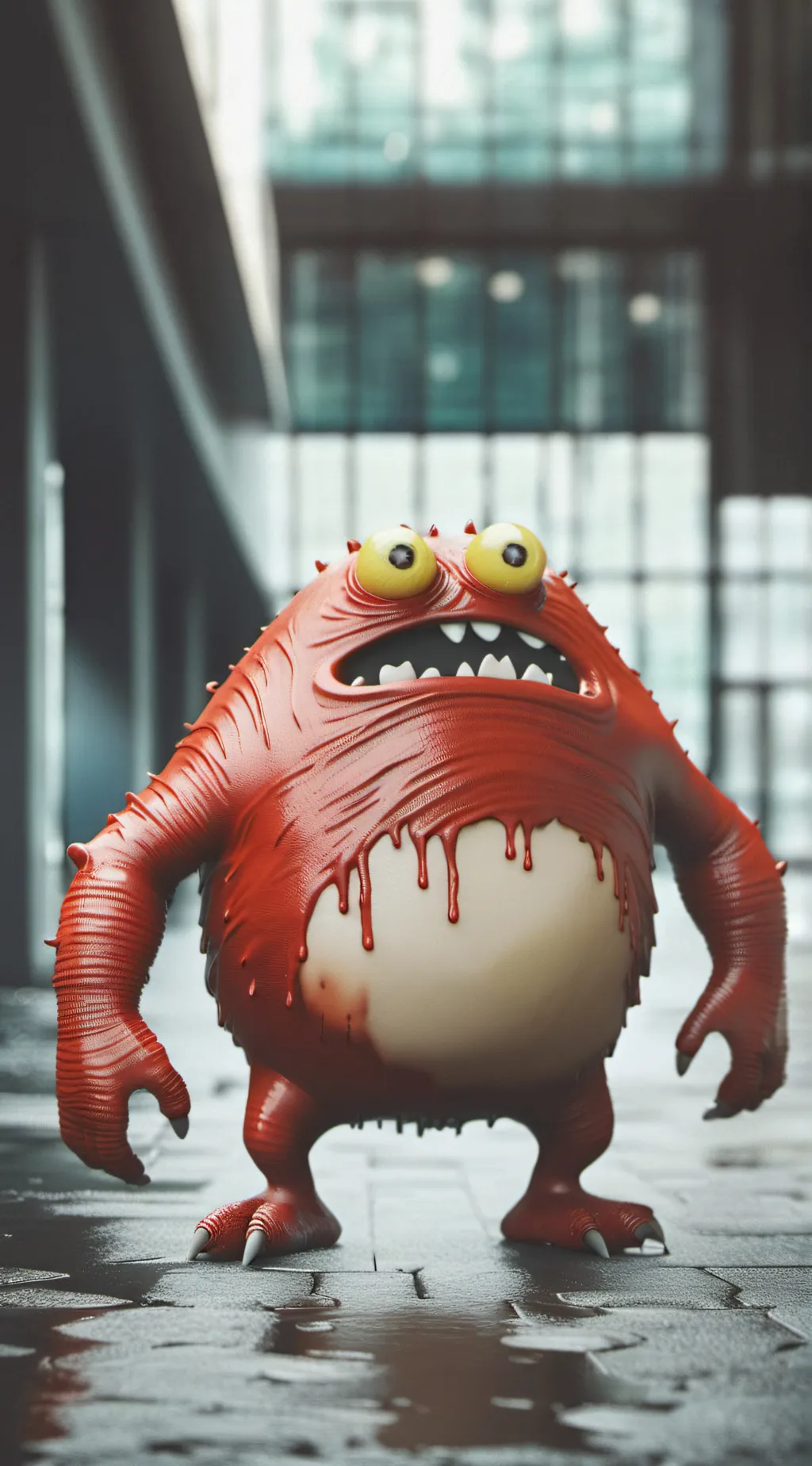 ai character: blob monster background