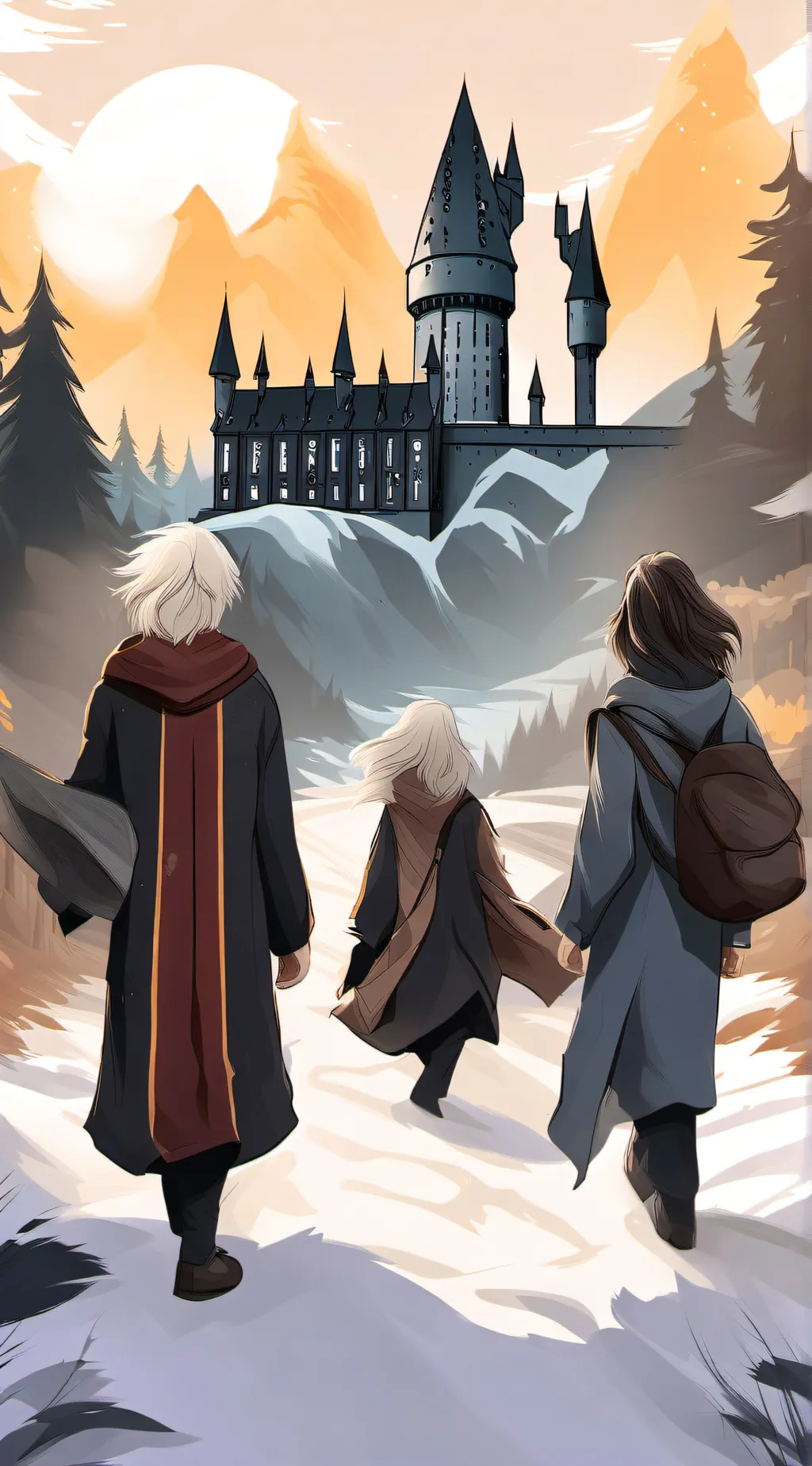 ai character: Hogwarts  background