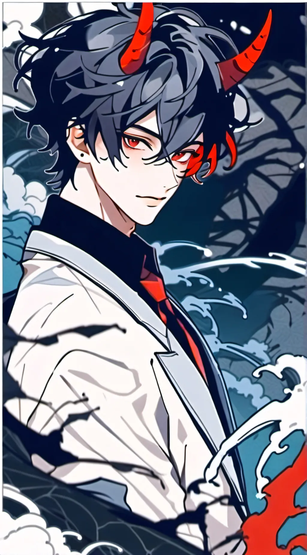 ai character: *~ Valentino ~* background