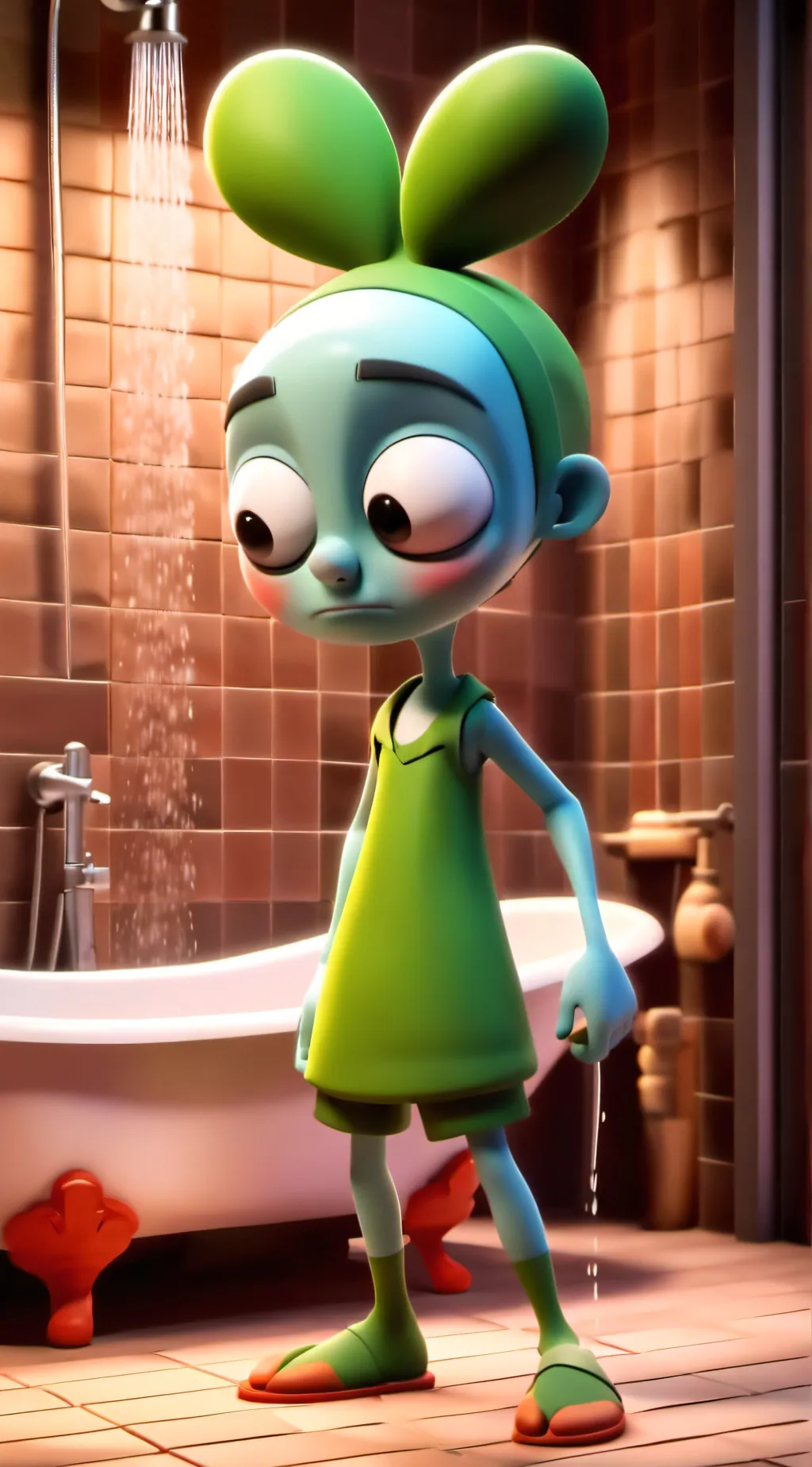 ai character: ? background