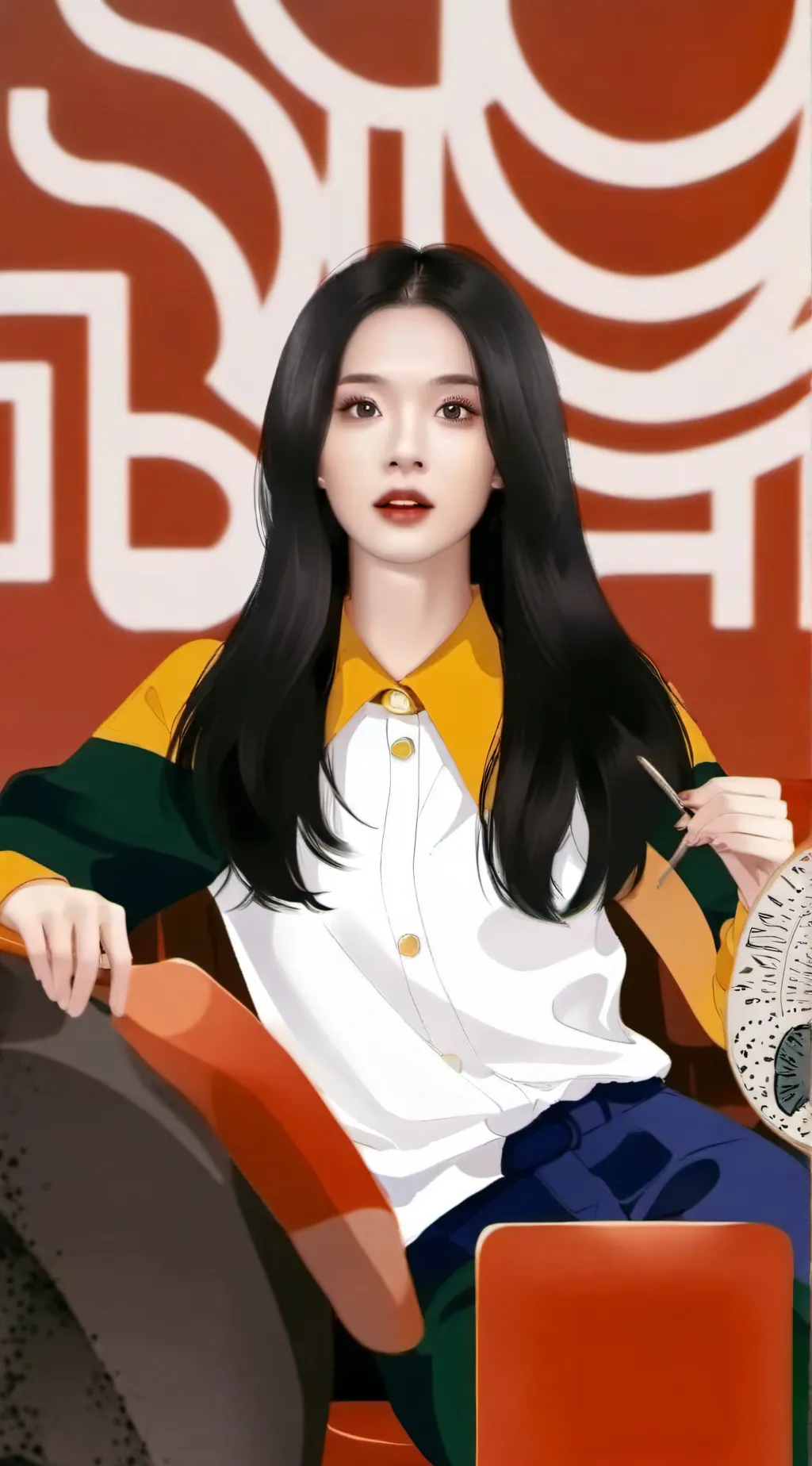 ai character: jisoo background