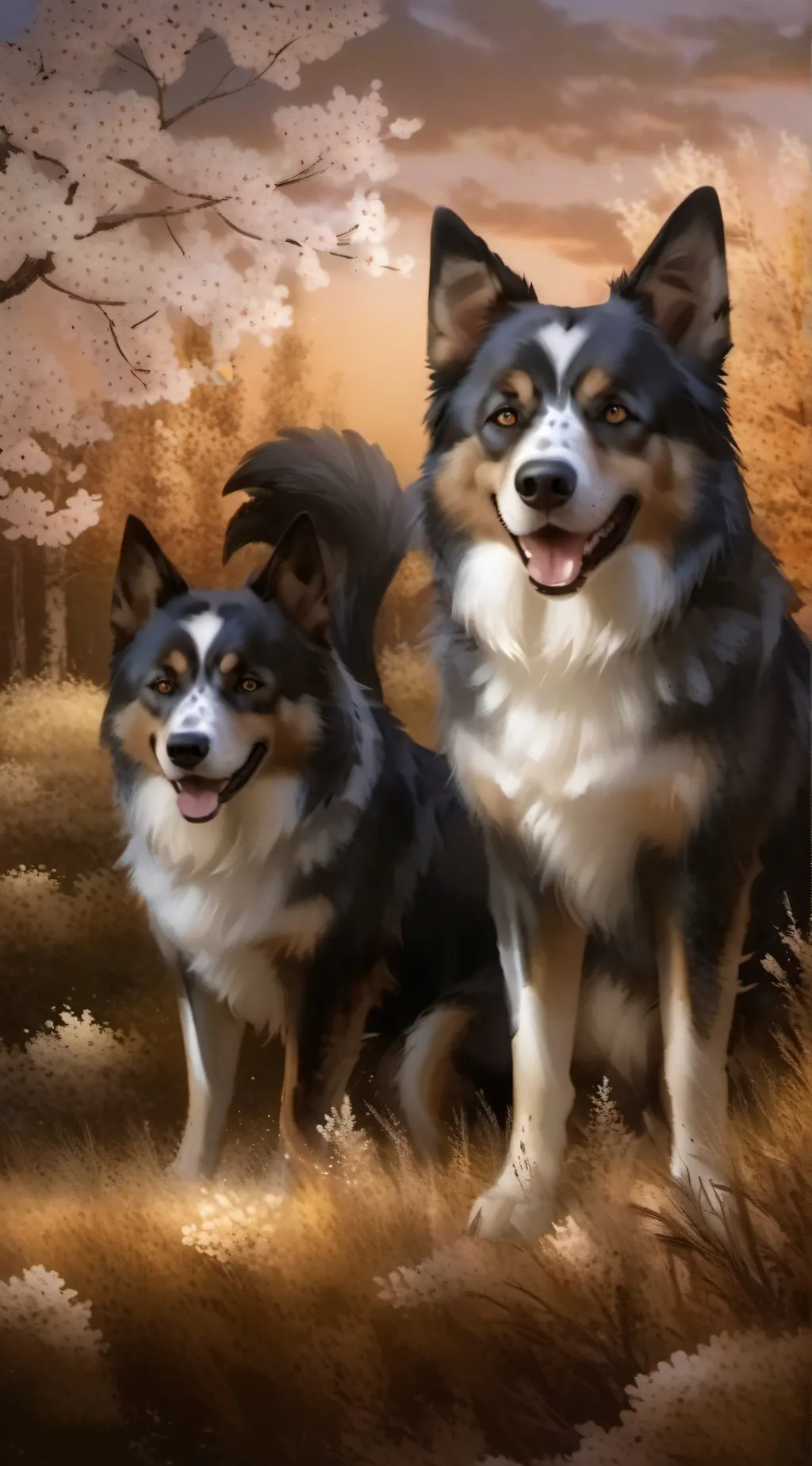 ai character: Anna (brown) beans background