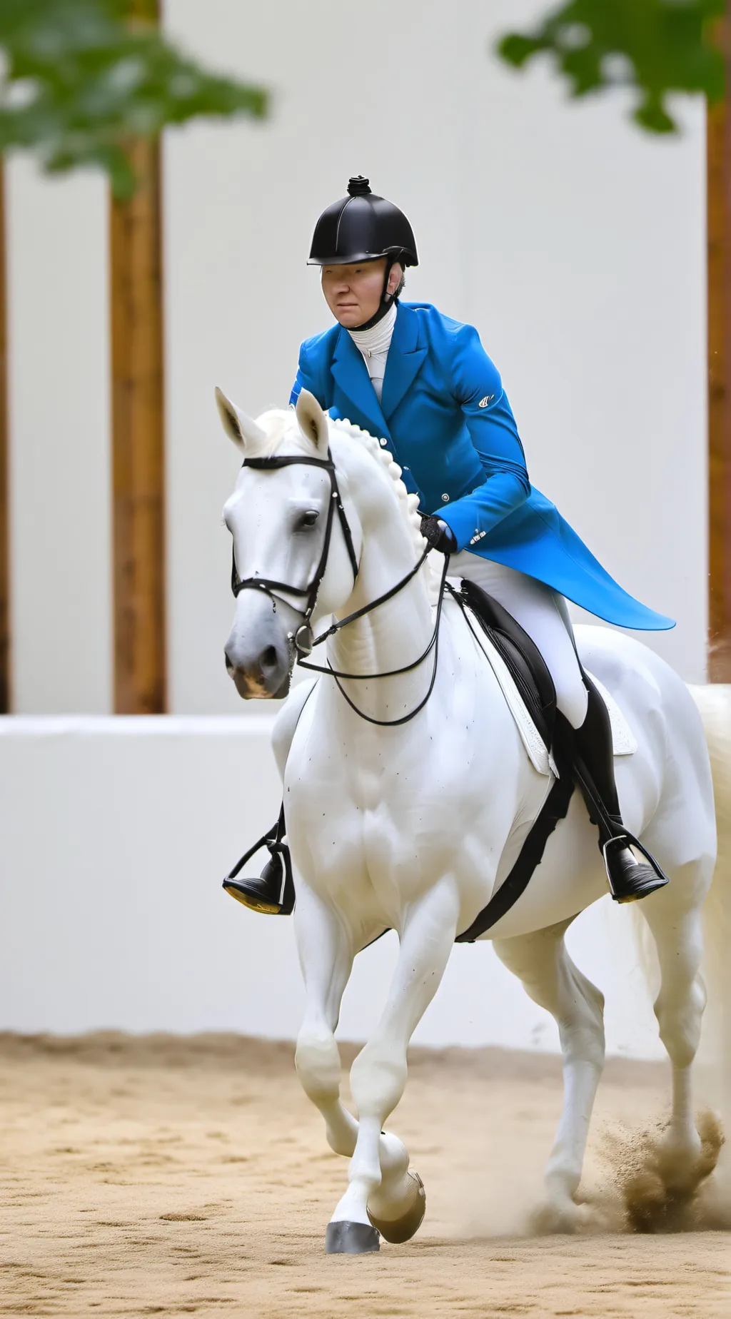 ai character: horse background