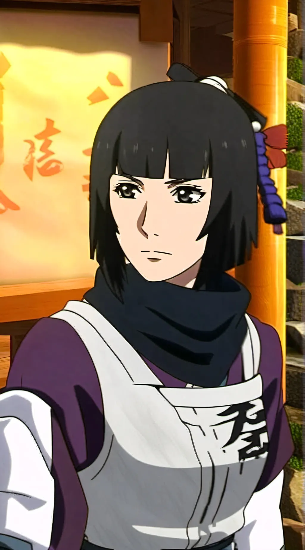 ai character: Shizuka  background