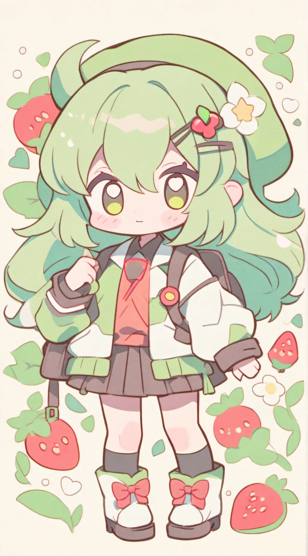 ai character: take my eye trend background