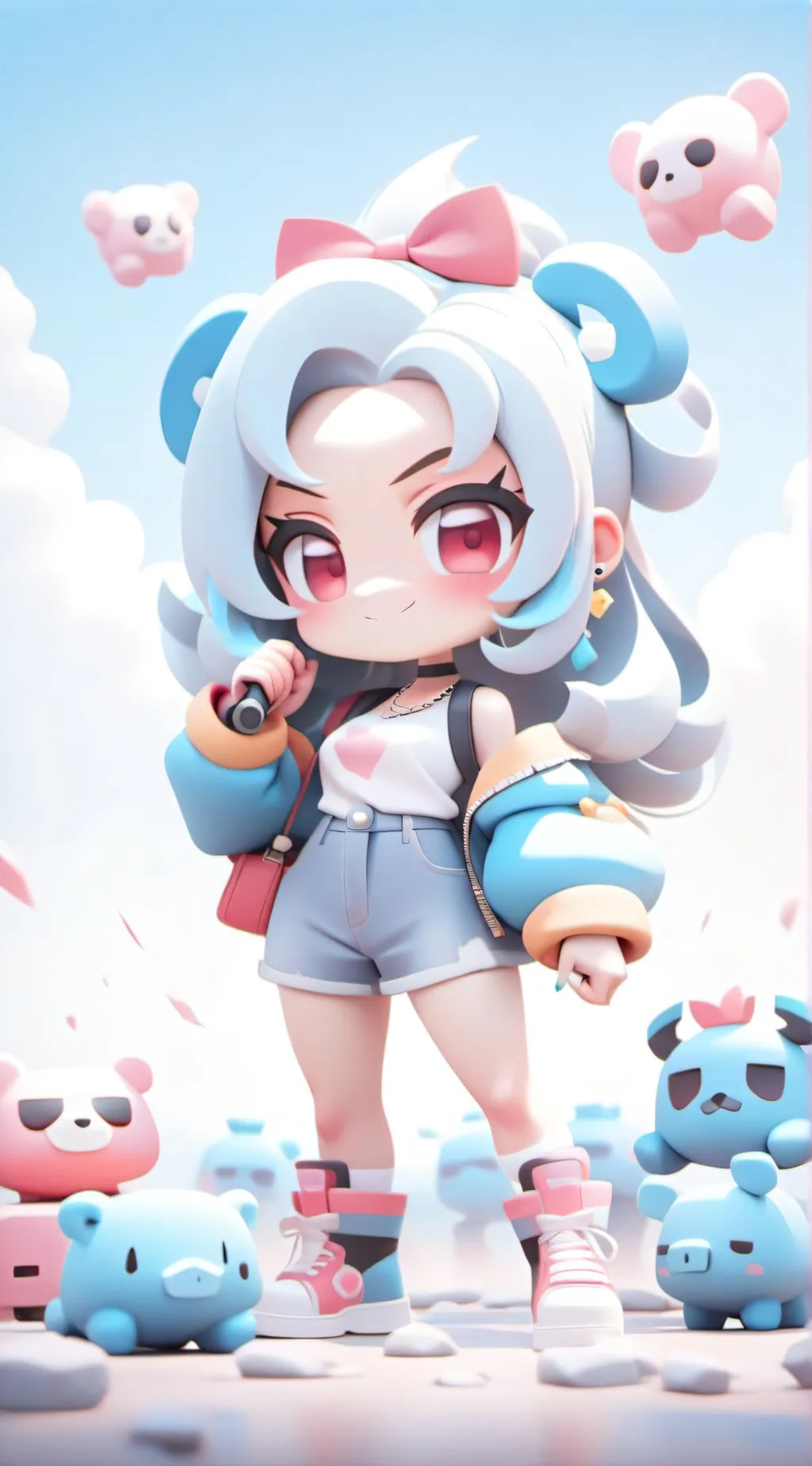 ai character: mandy brawl stars background