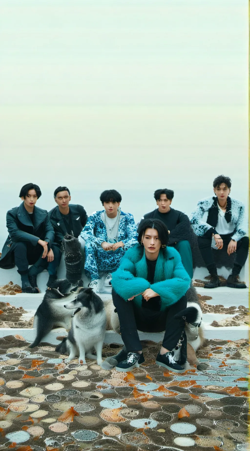 ai character: STRAY KIDS  background