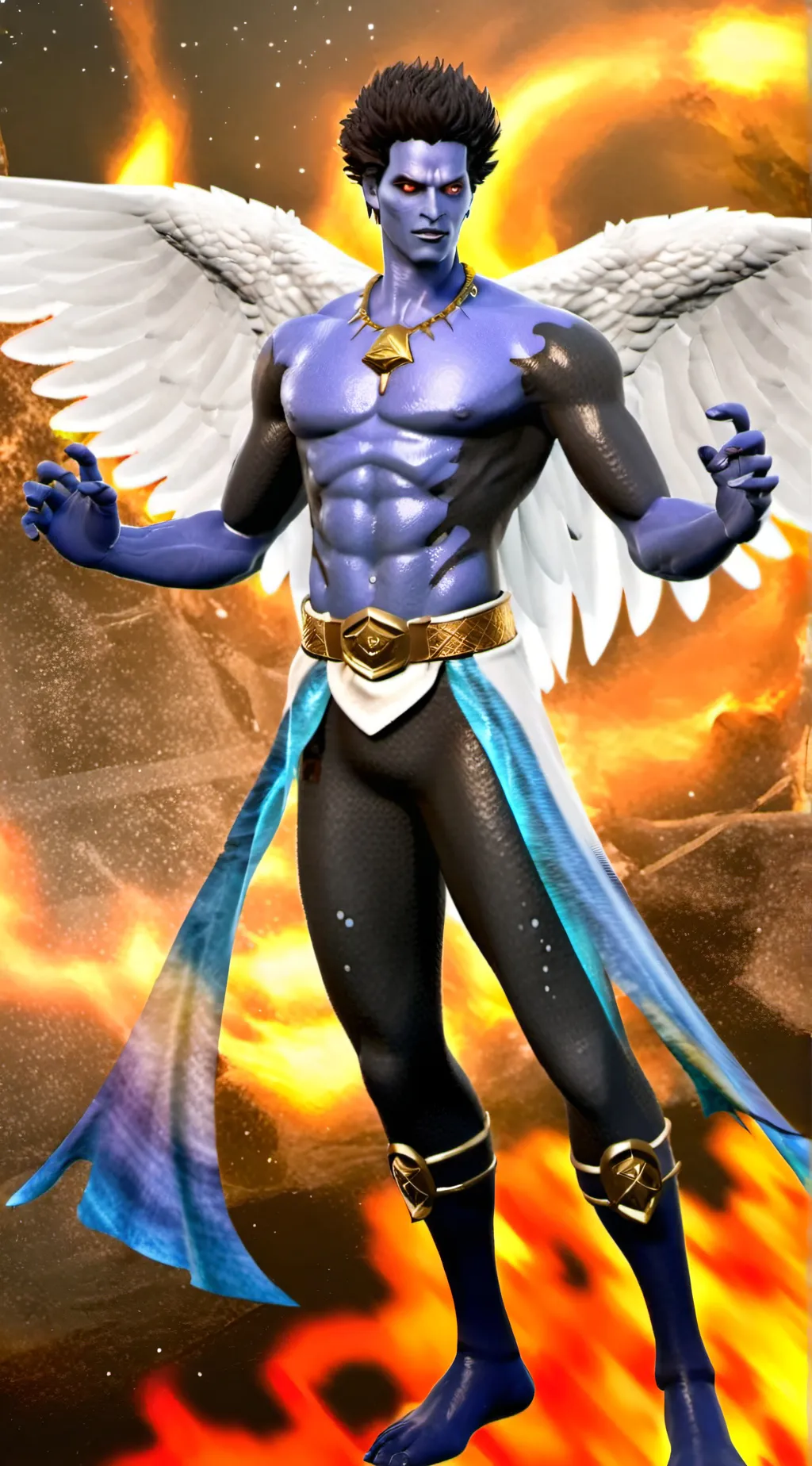 ai character: Raziel  background