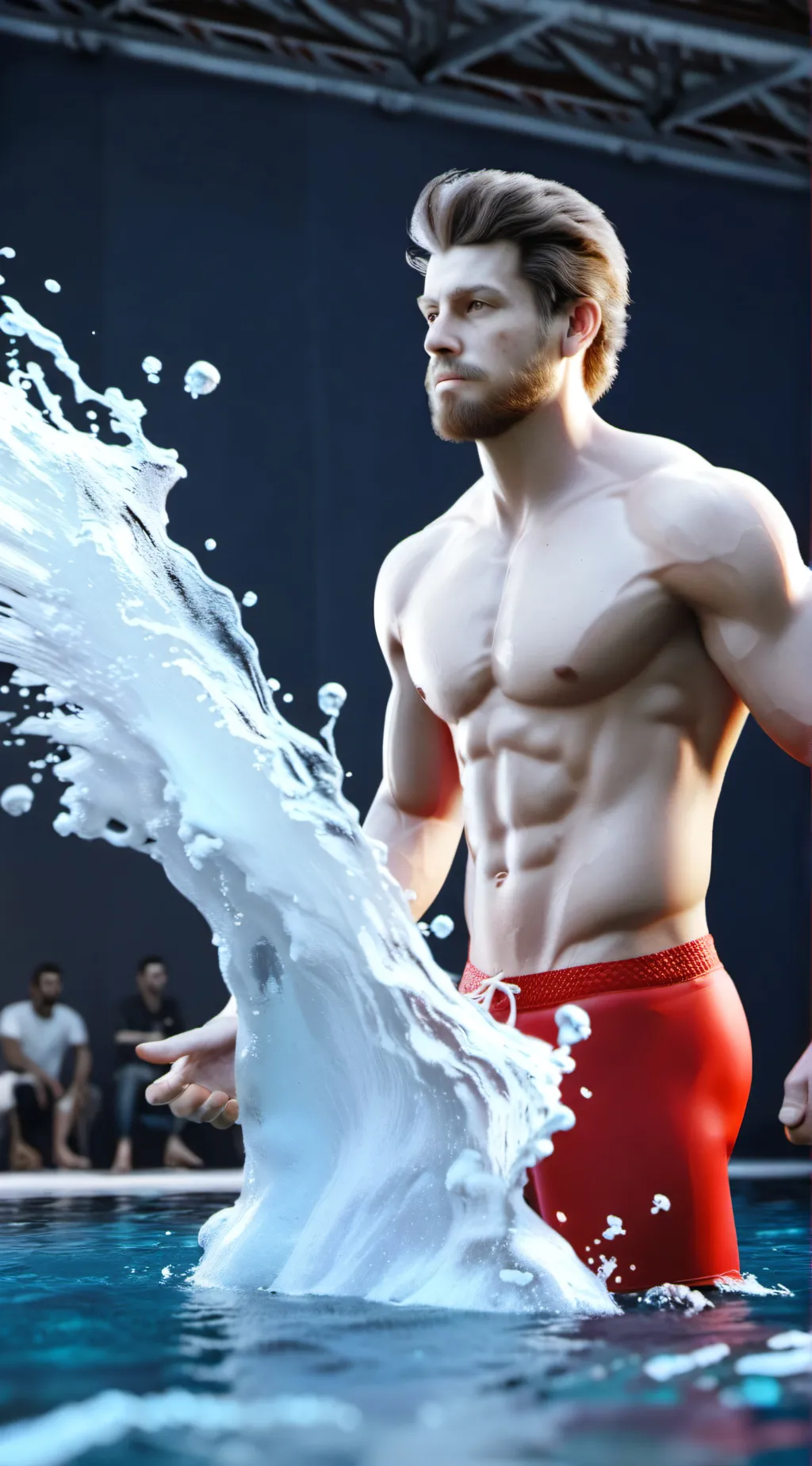 ai character: Life is fun background