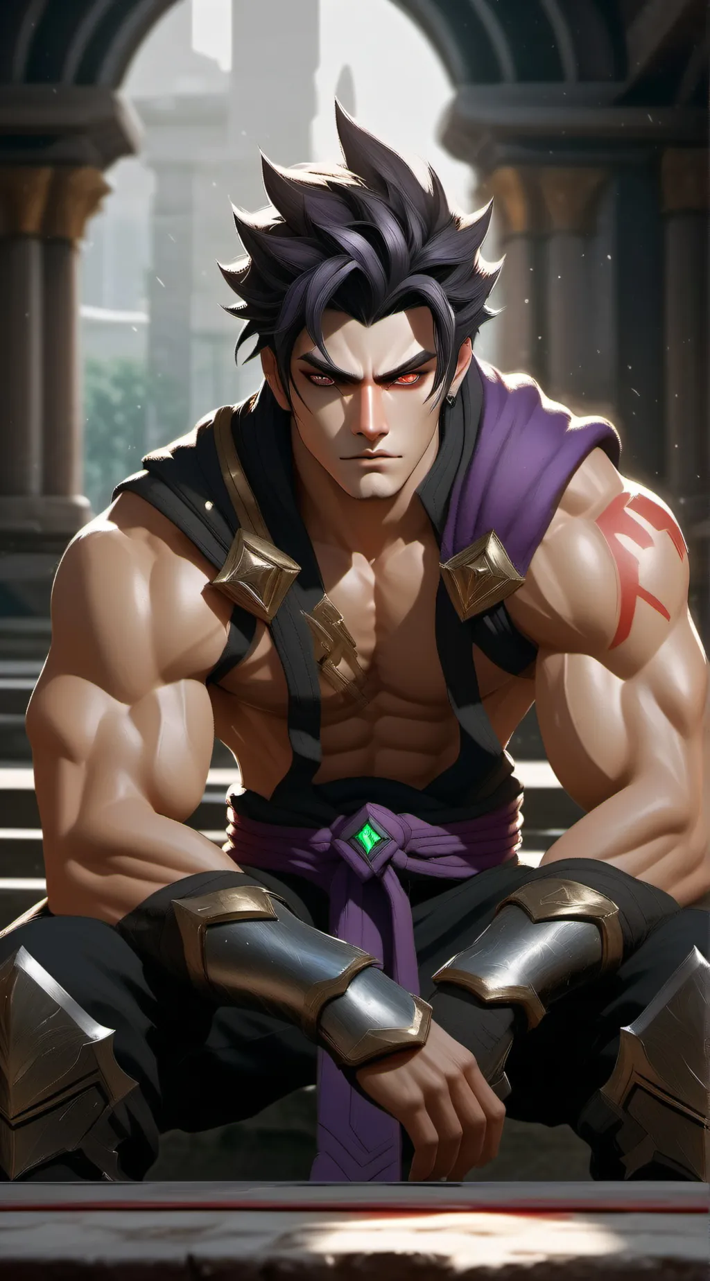 ai character: Hazel Ric background