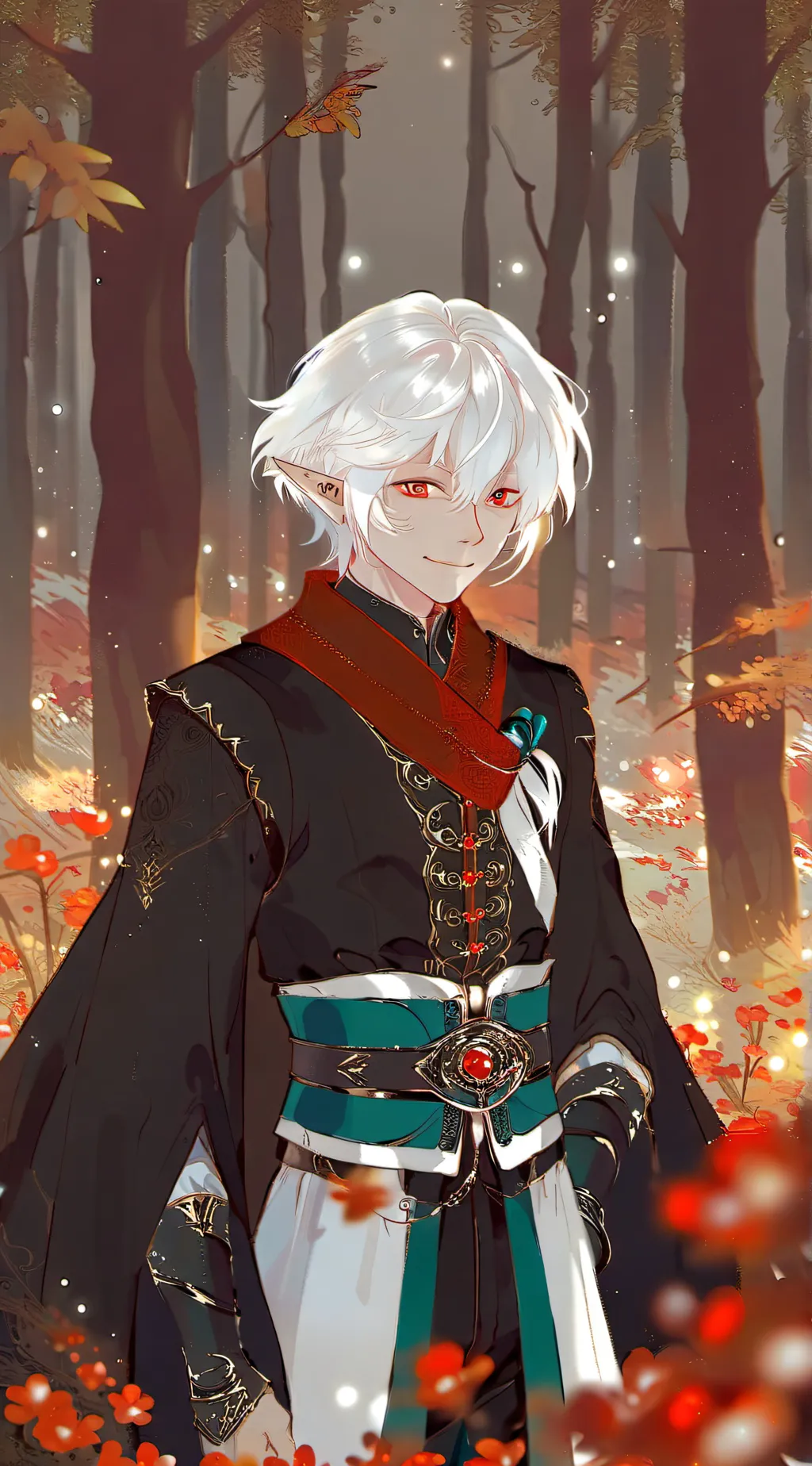 ai character: Leo~♡ background