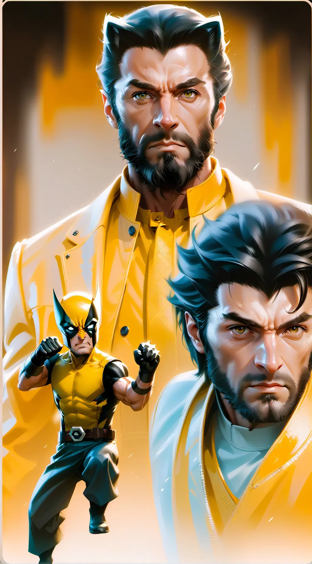 ai character: Old Man Logan background