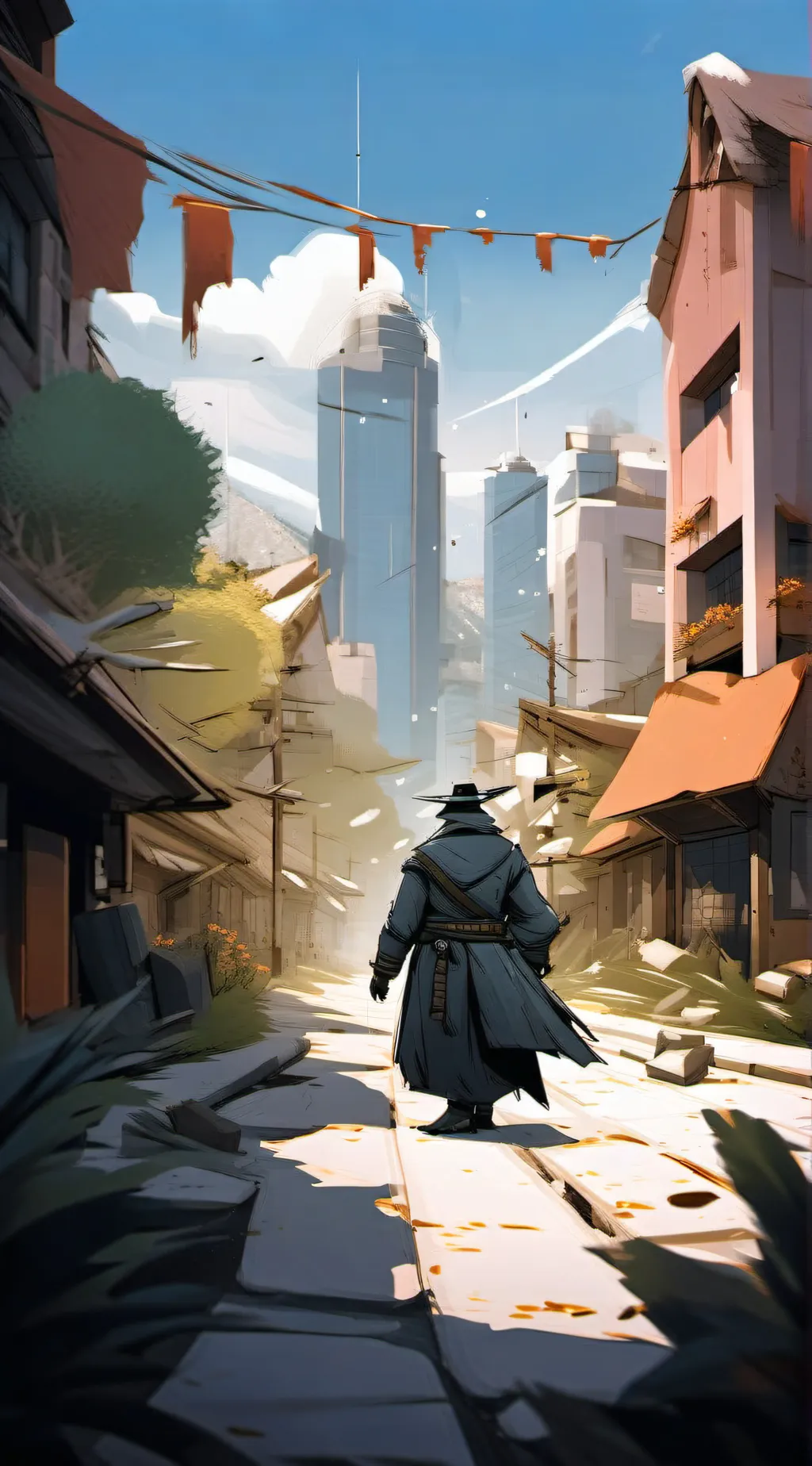 ai character: The Arrow  background