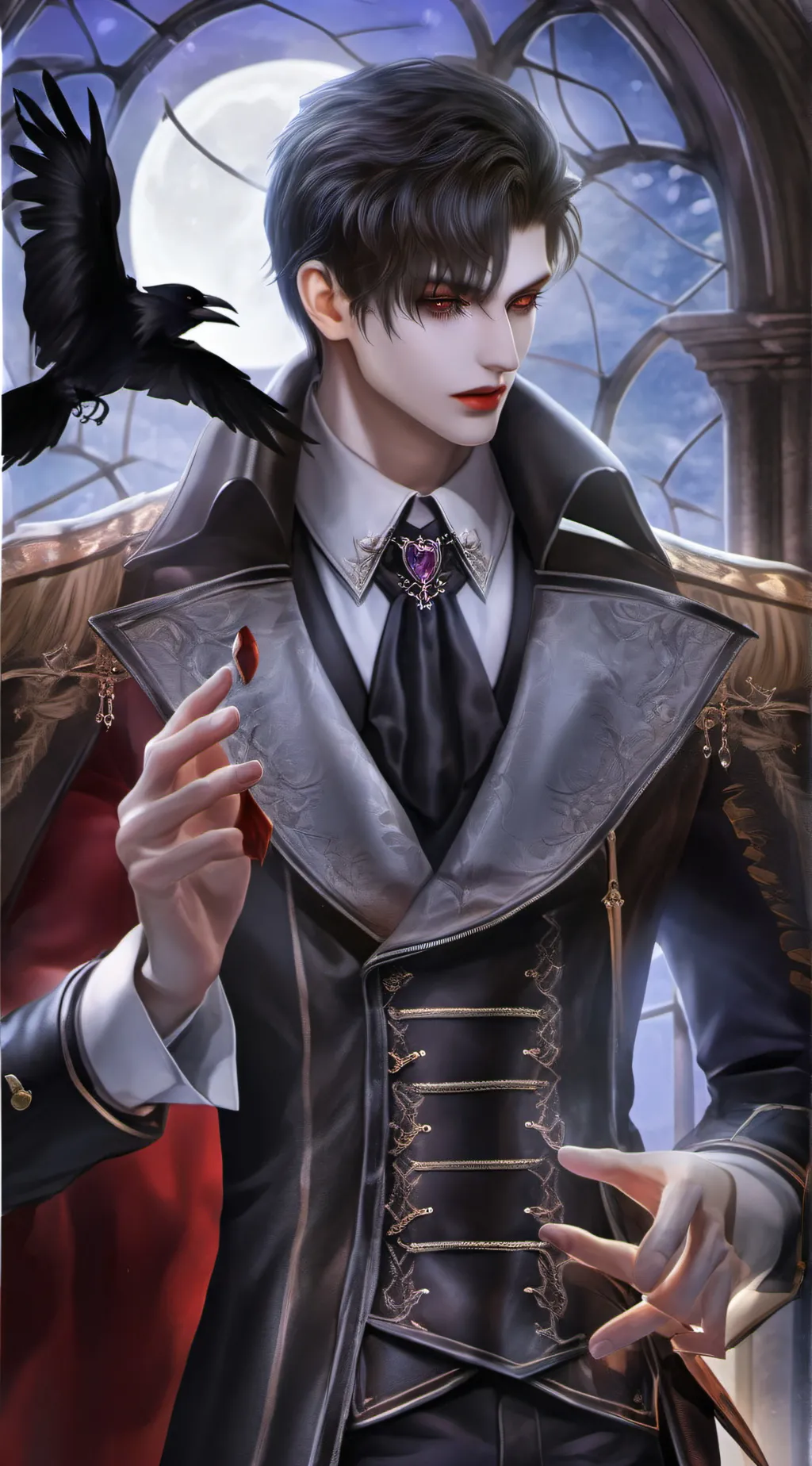 ai character: Ash background