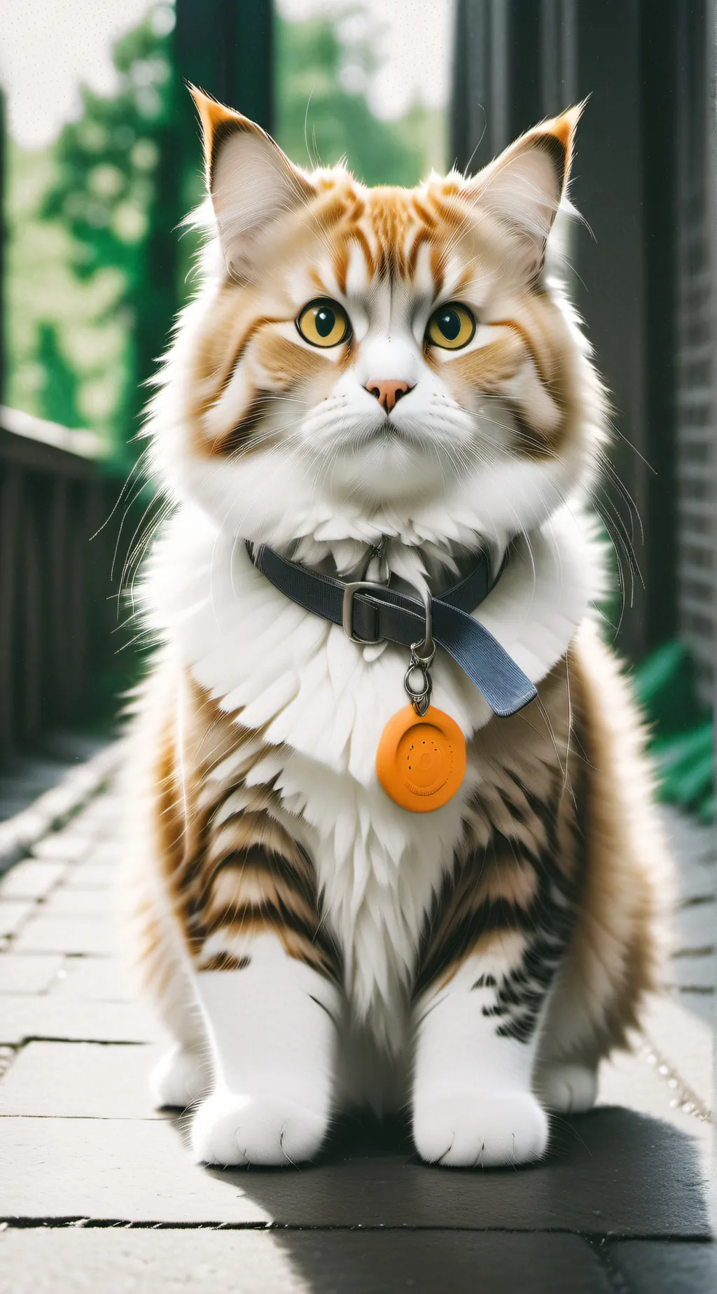 ai character: Fluffy background