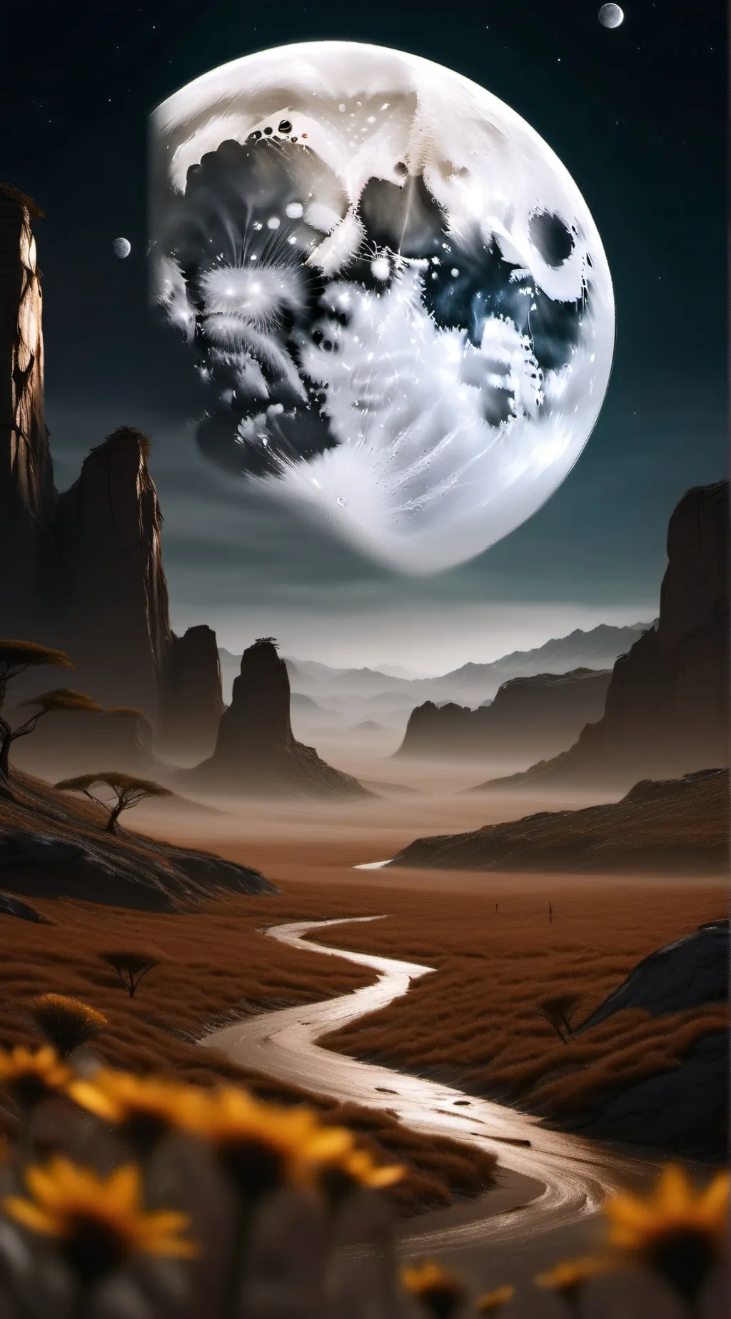 ai character: Moony background