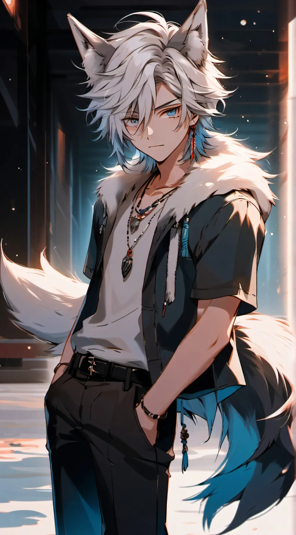 ai character: hunter background