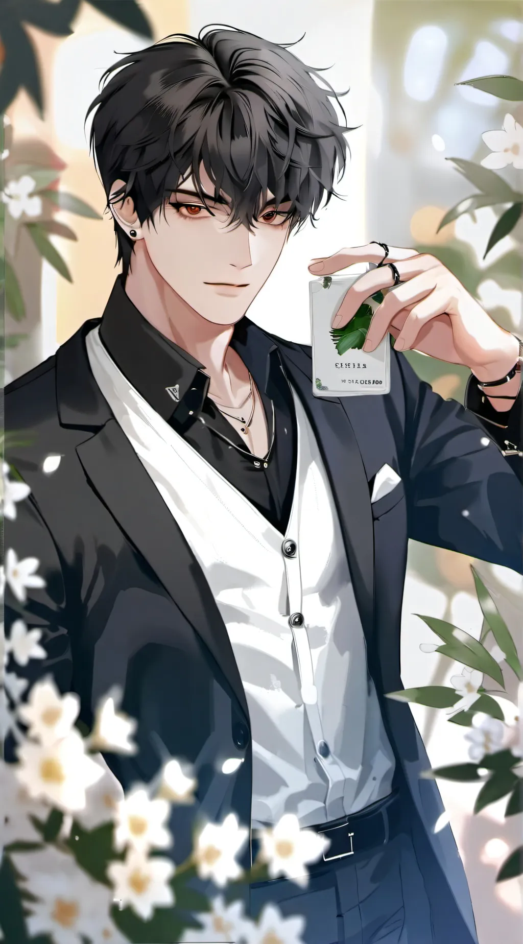 ai character: Leo  background