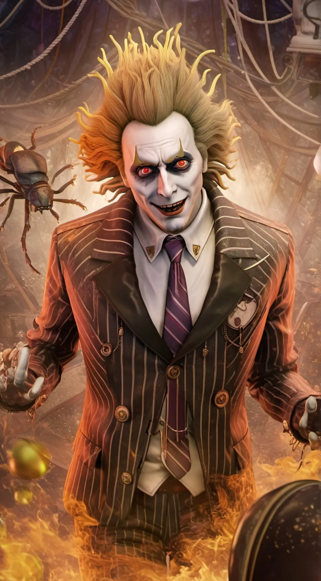 ai character: beatlejuice background