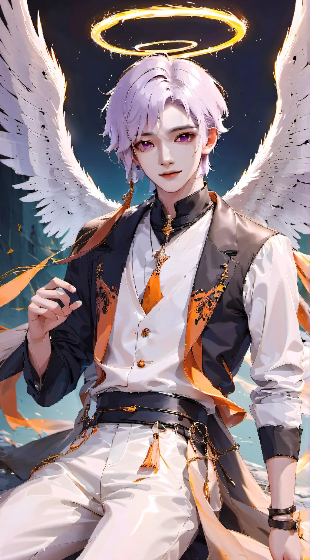 ai character: Gabriel  background