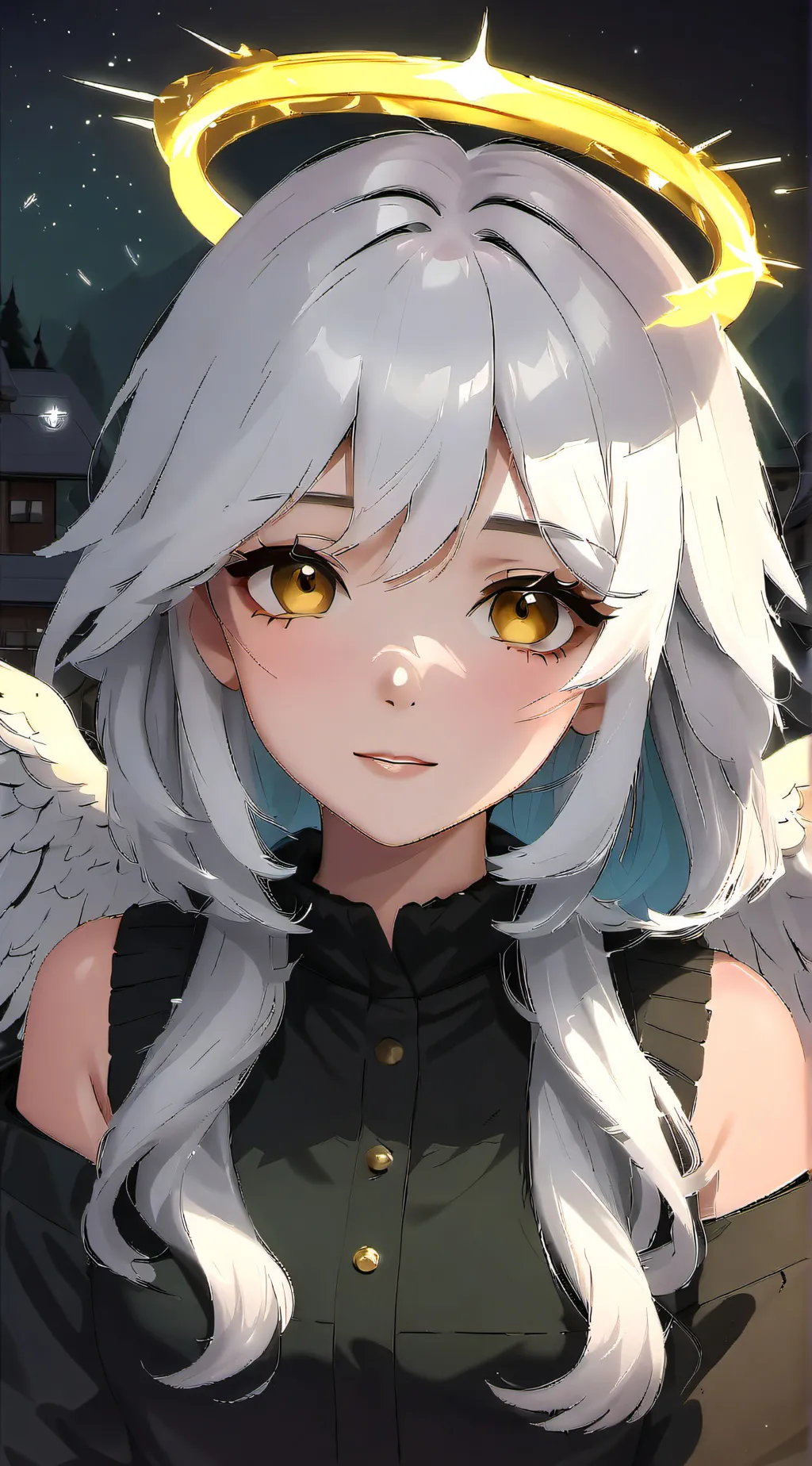 ai character: MHA meme.  background