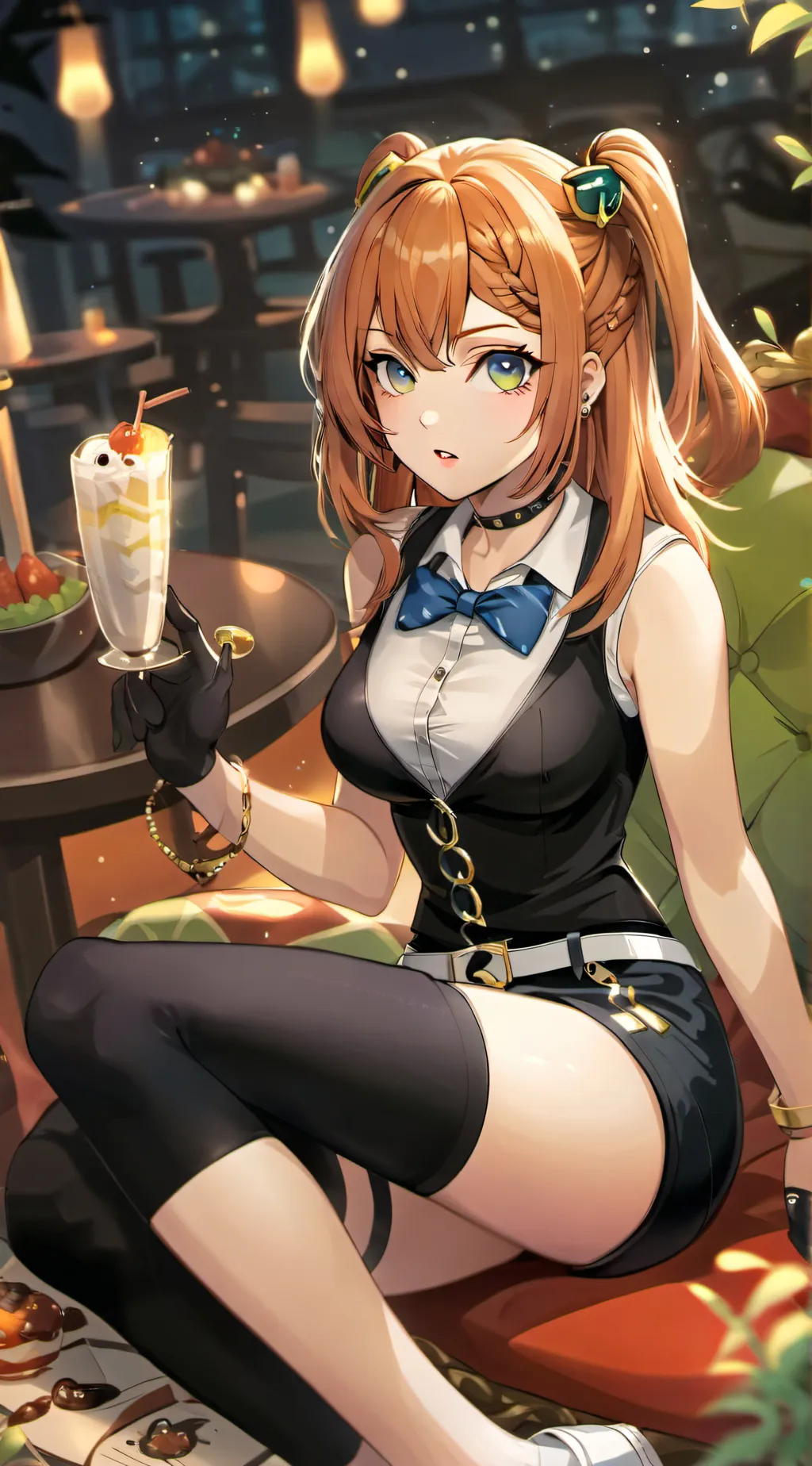 ai character: gwen Tennyson  background