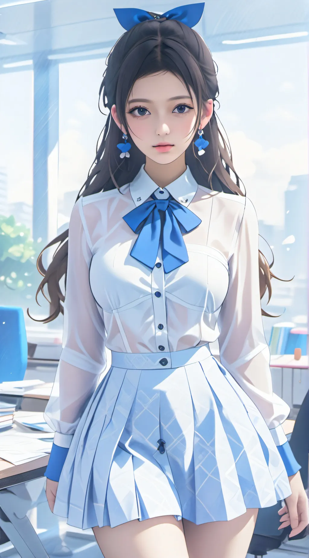 ai character: Emeral background