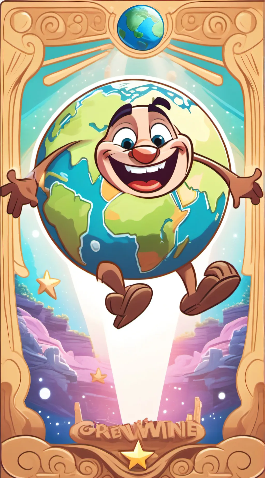 ai character: Earthy background