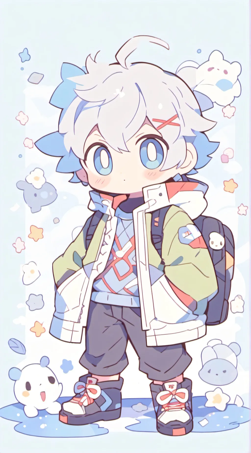 ai character: Mikey Sano background