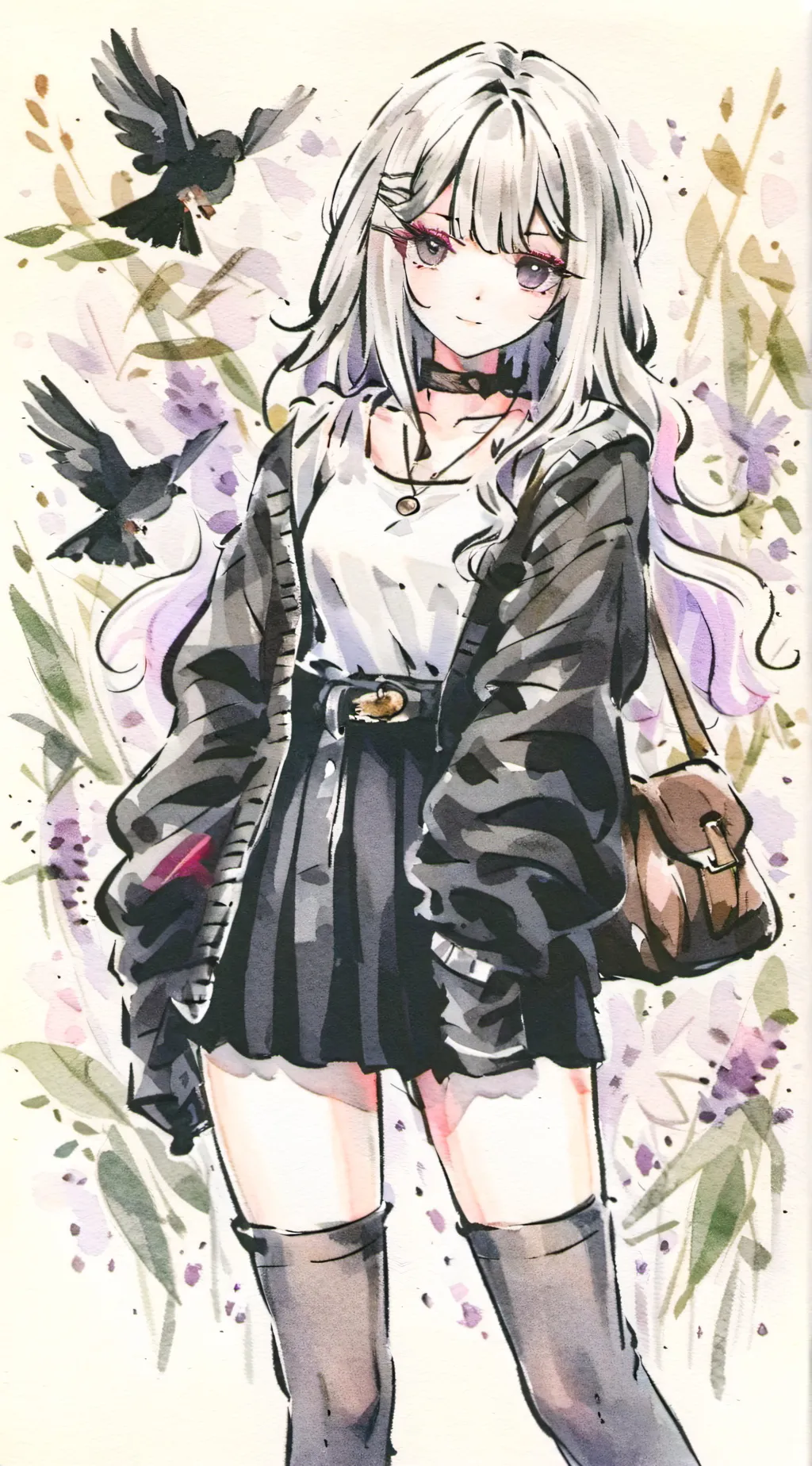 ai character: Moon background