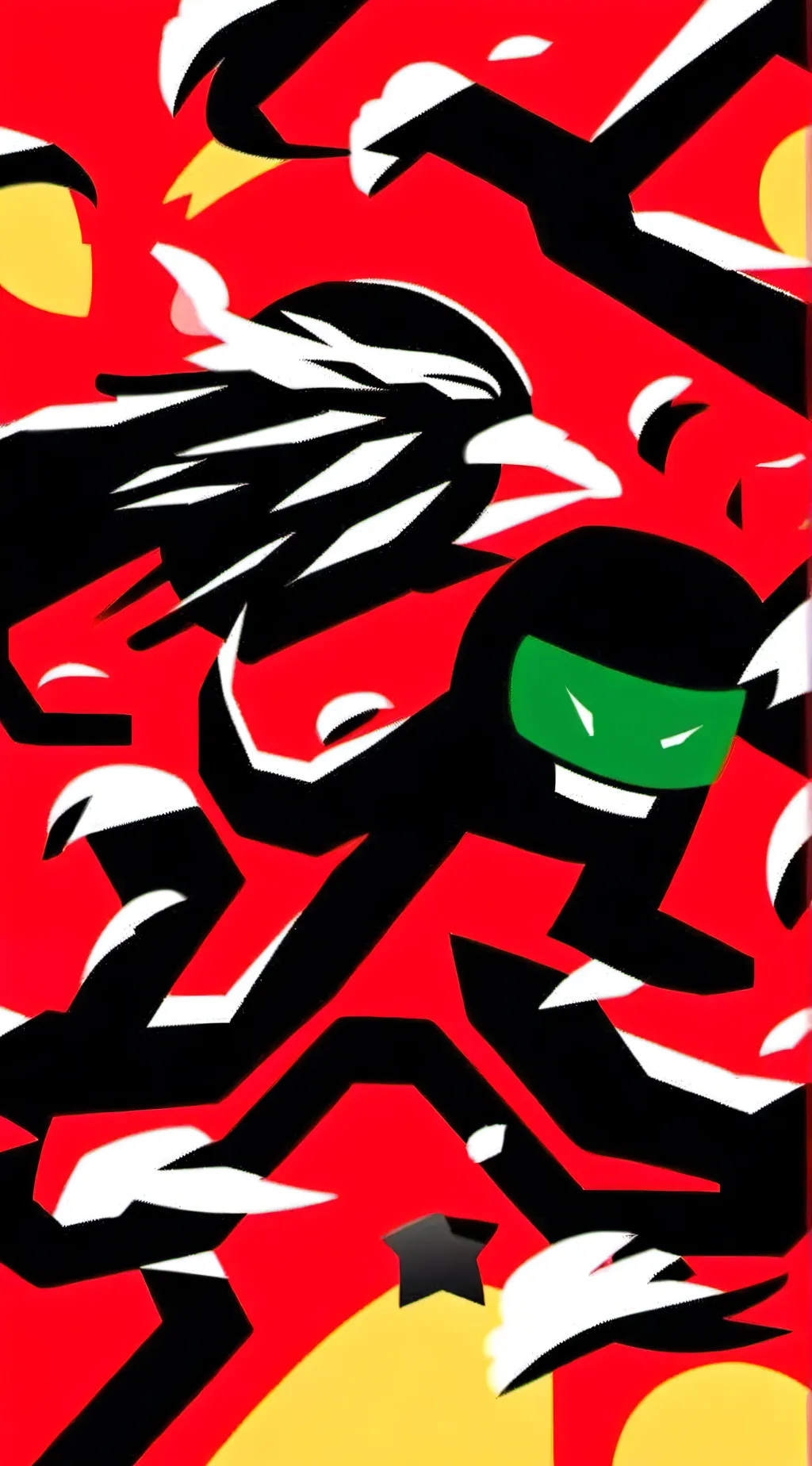 ai character: ninja kiwi background