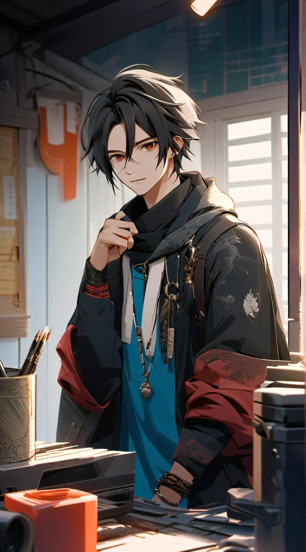 ai character: ben background