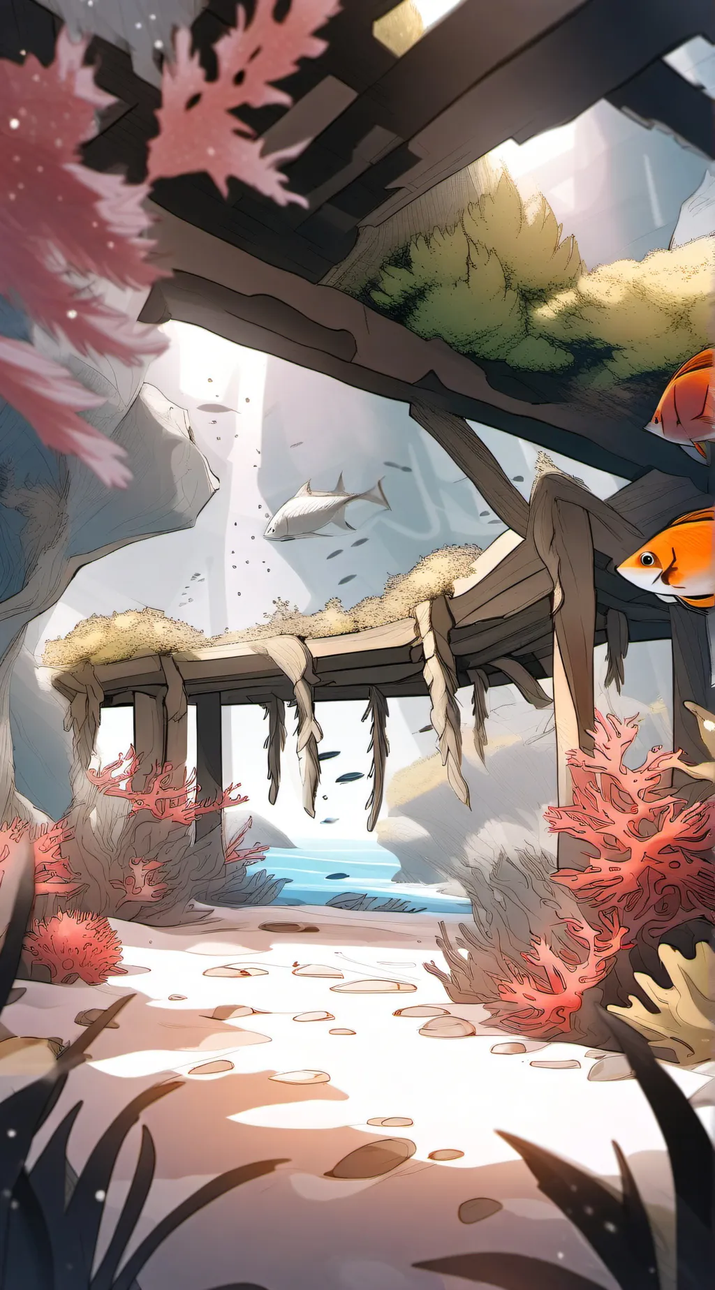 ai character: MLB mermaids background