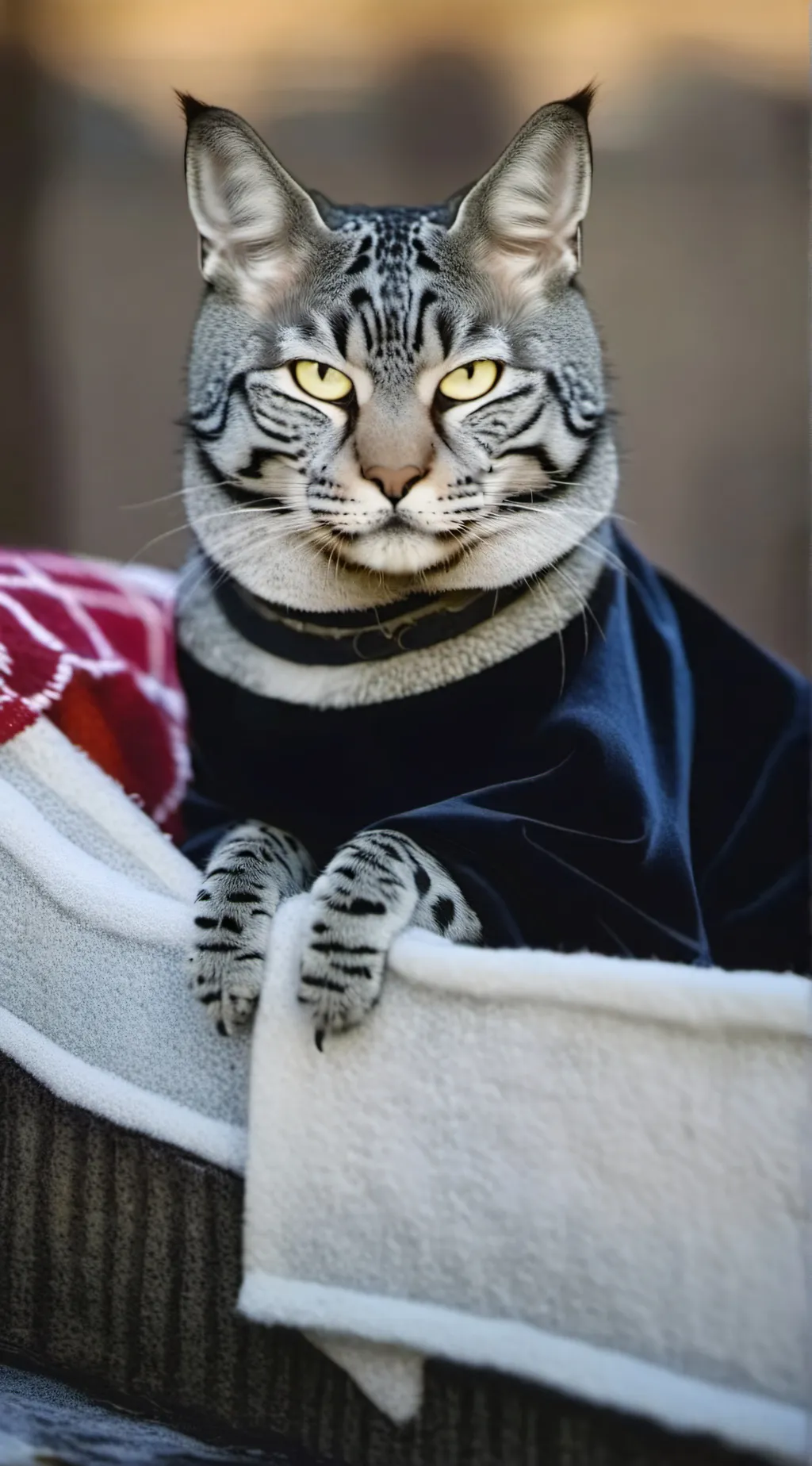 ai character: mart cat? background