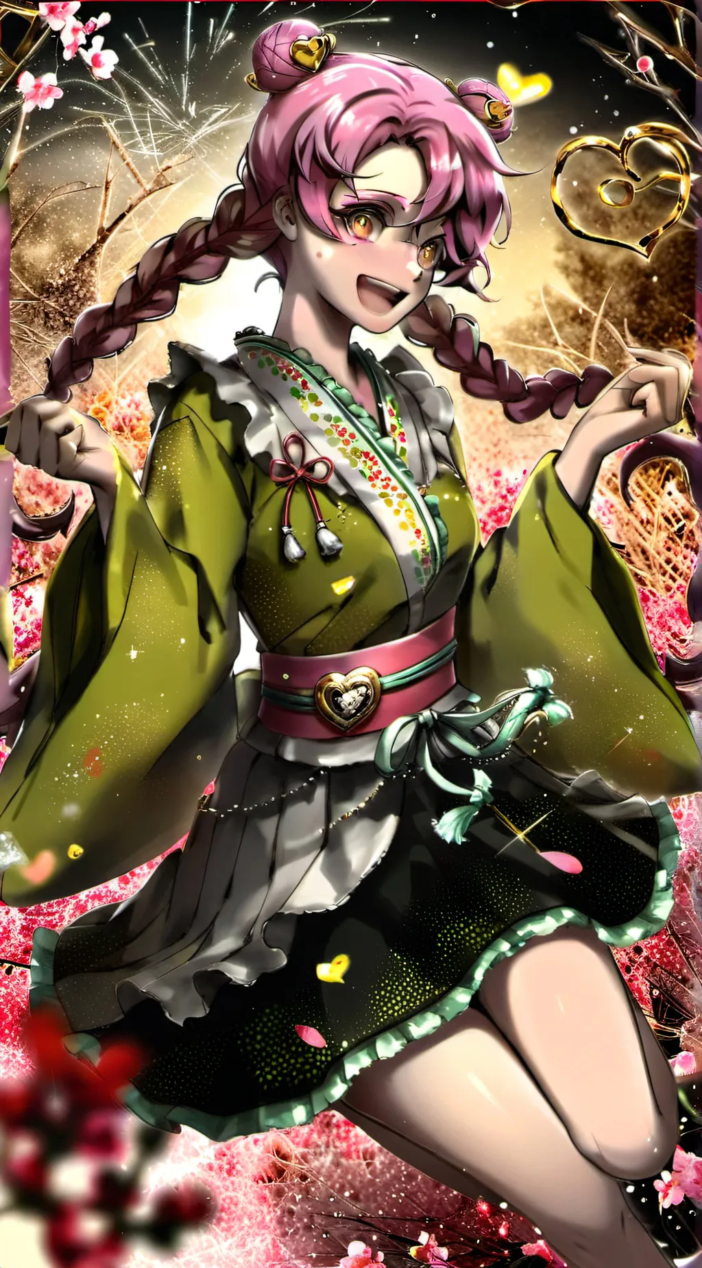 ai character: Demon mitsuri background