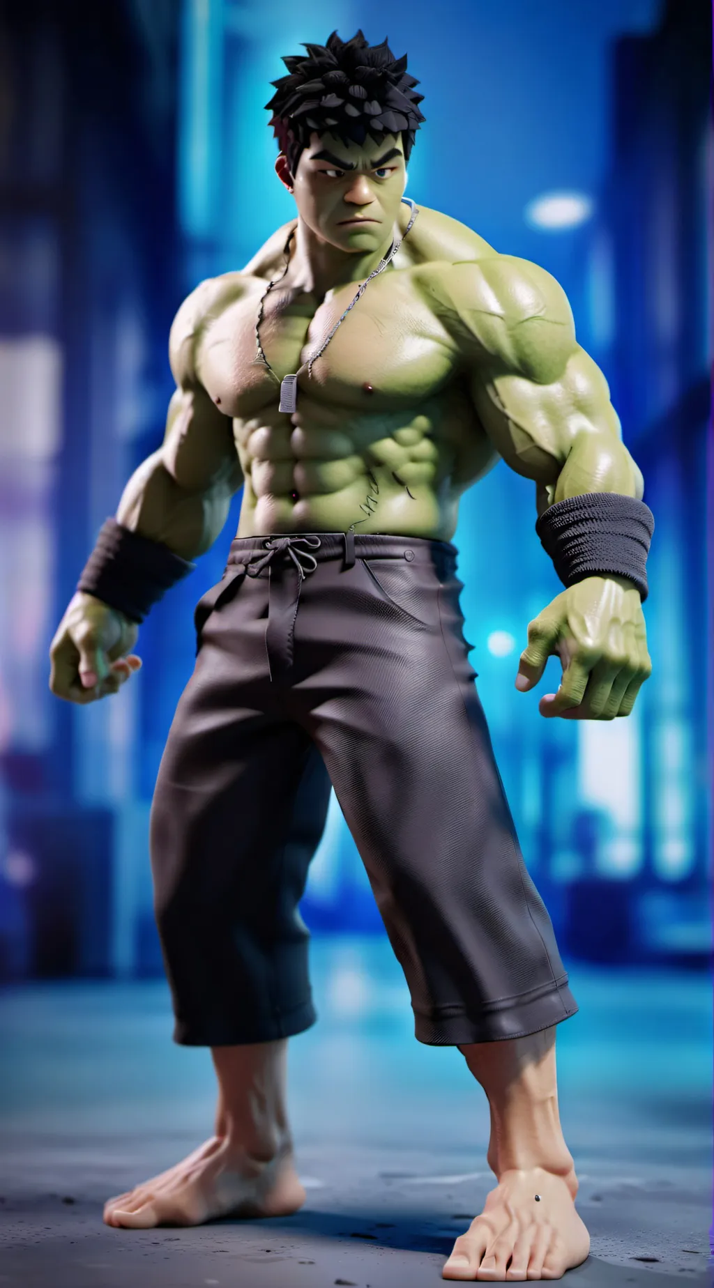 ai character: hulk background