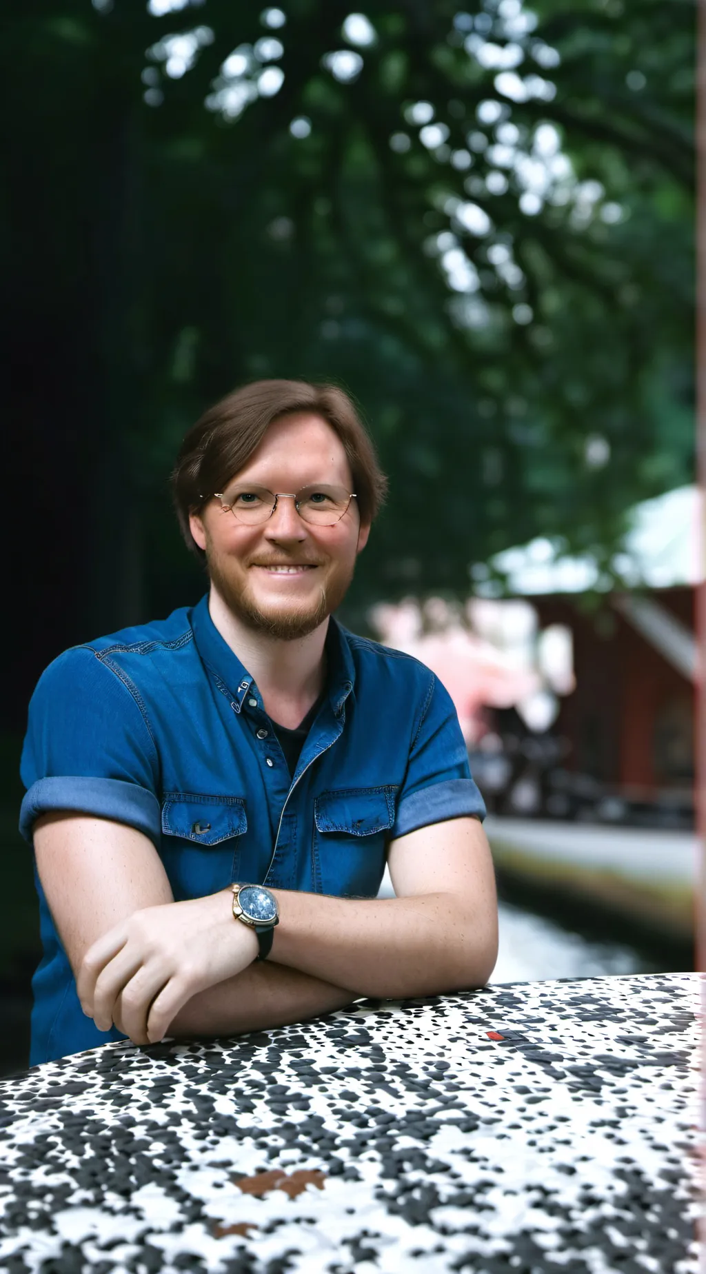 ai character: Mark background